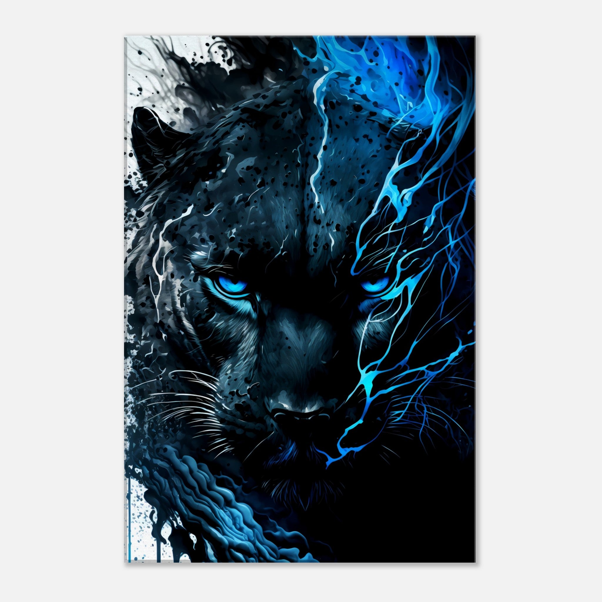 Panther Canvas - Sapphire Essence