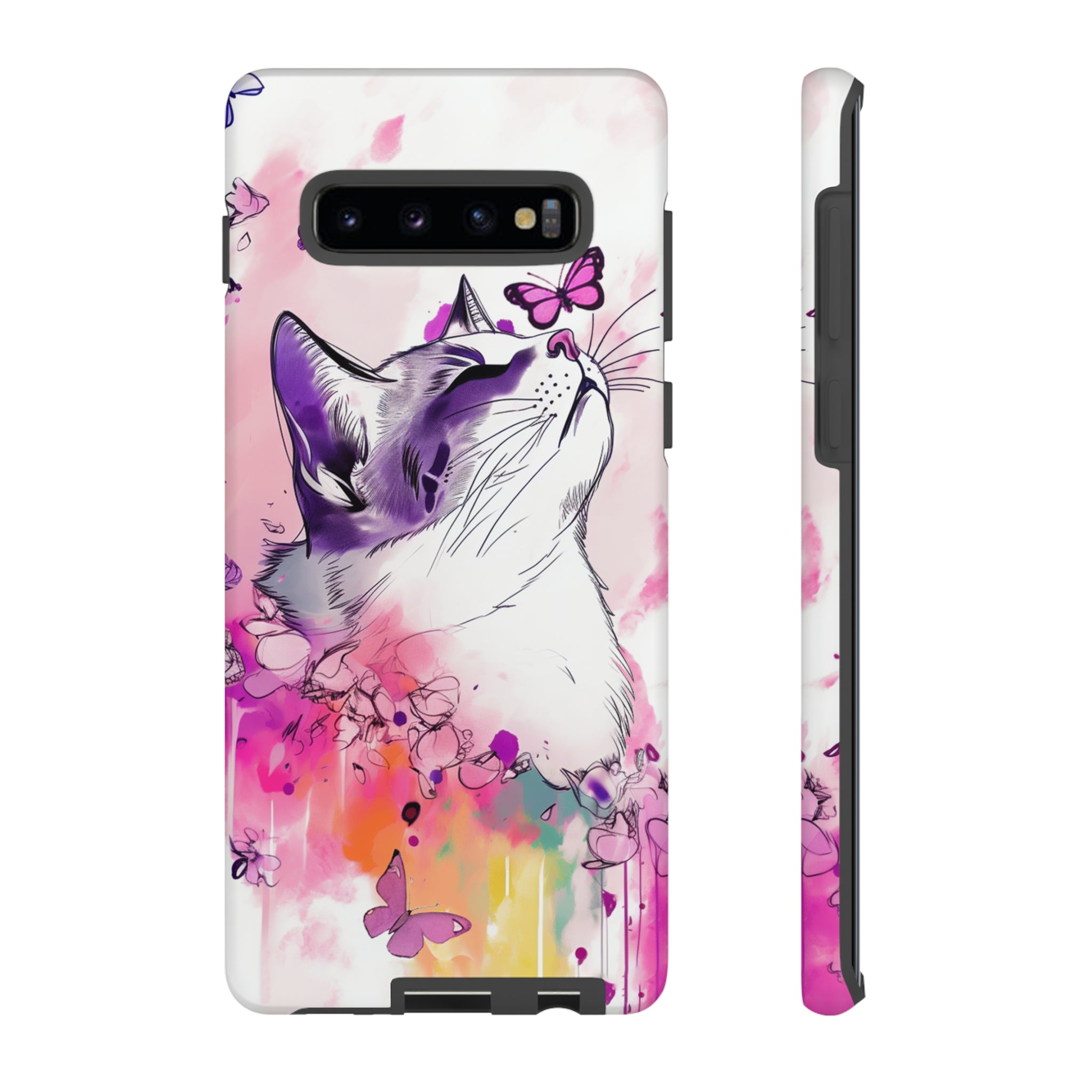 Whimsical Cat Phone Case