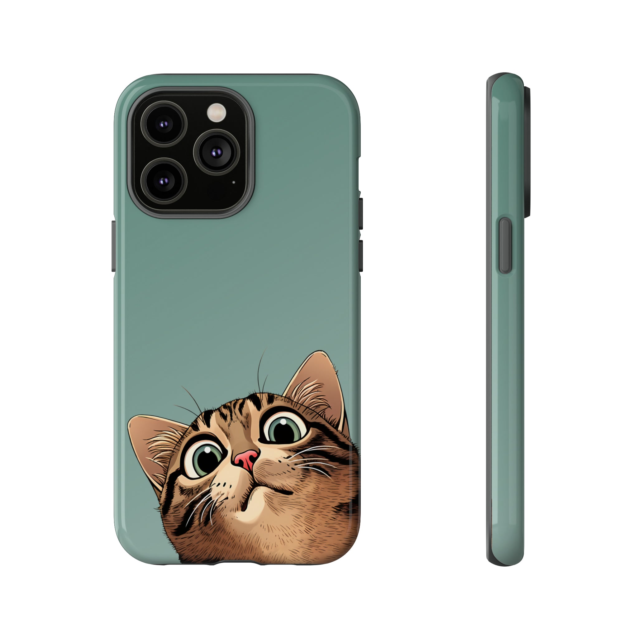 Peeking Cat Phone Case