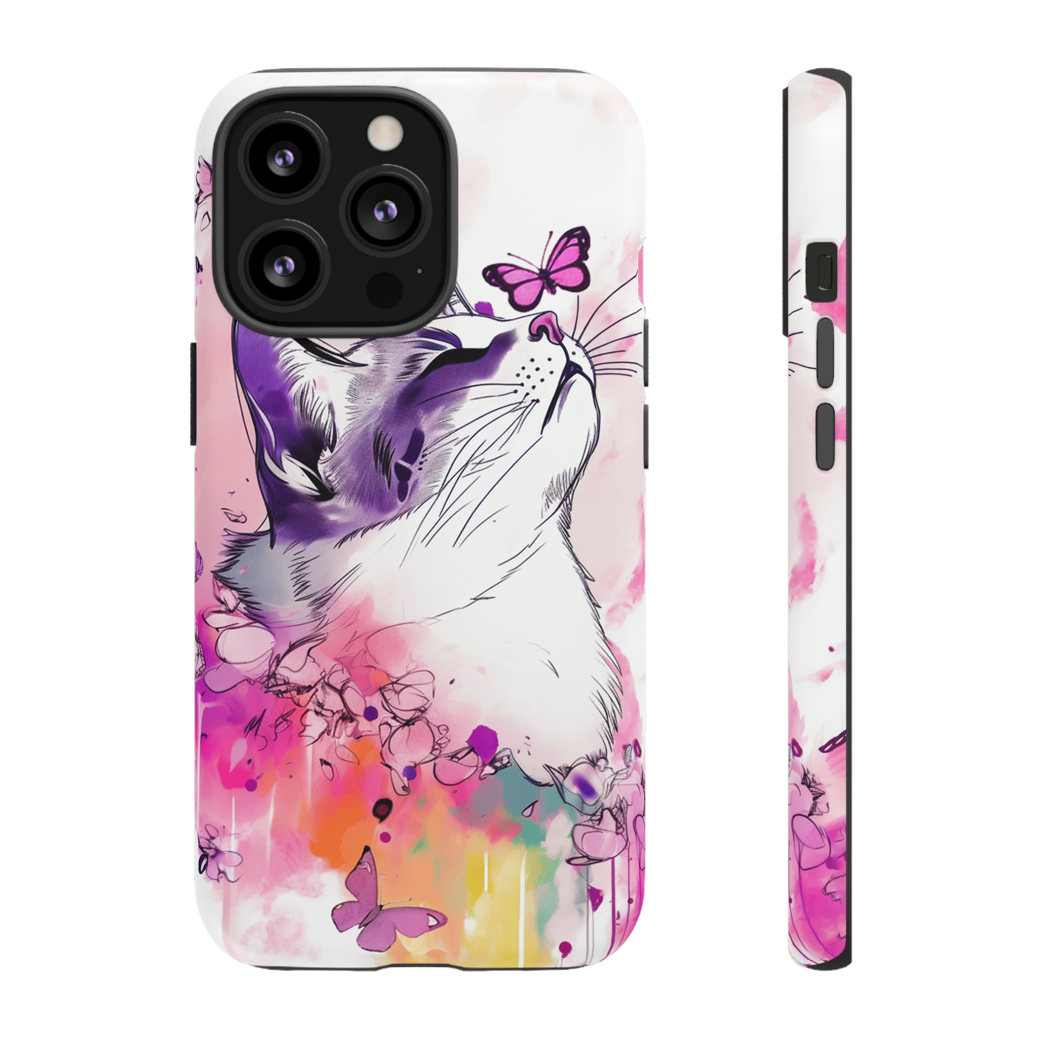 Whimsical Cat Phone Case