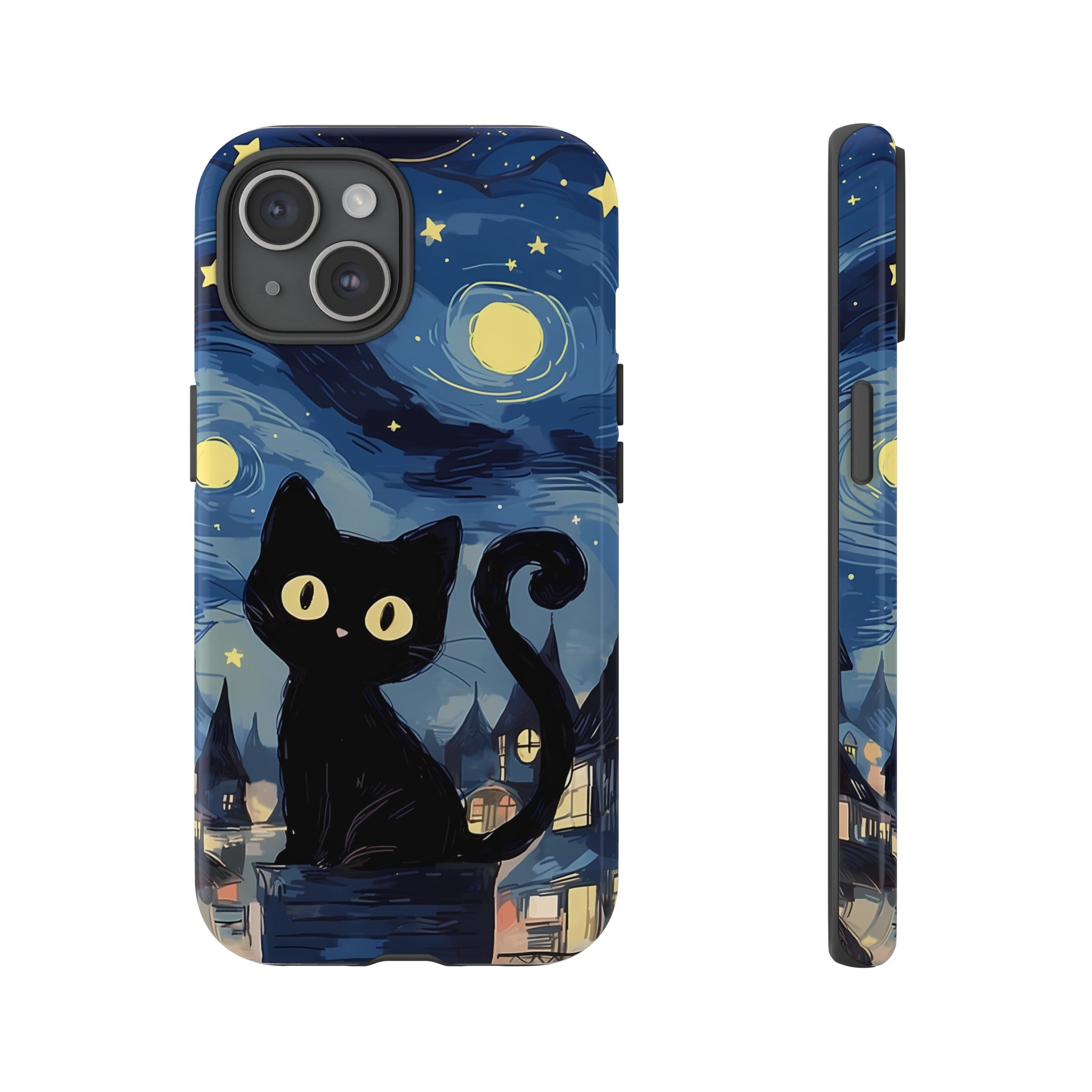 Cat Starry Night