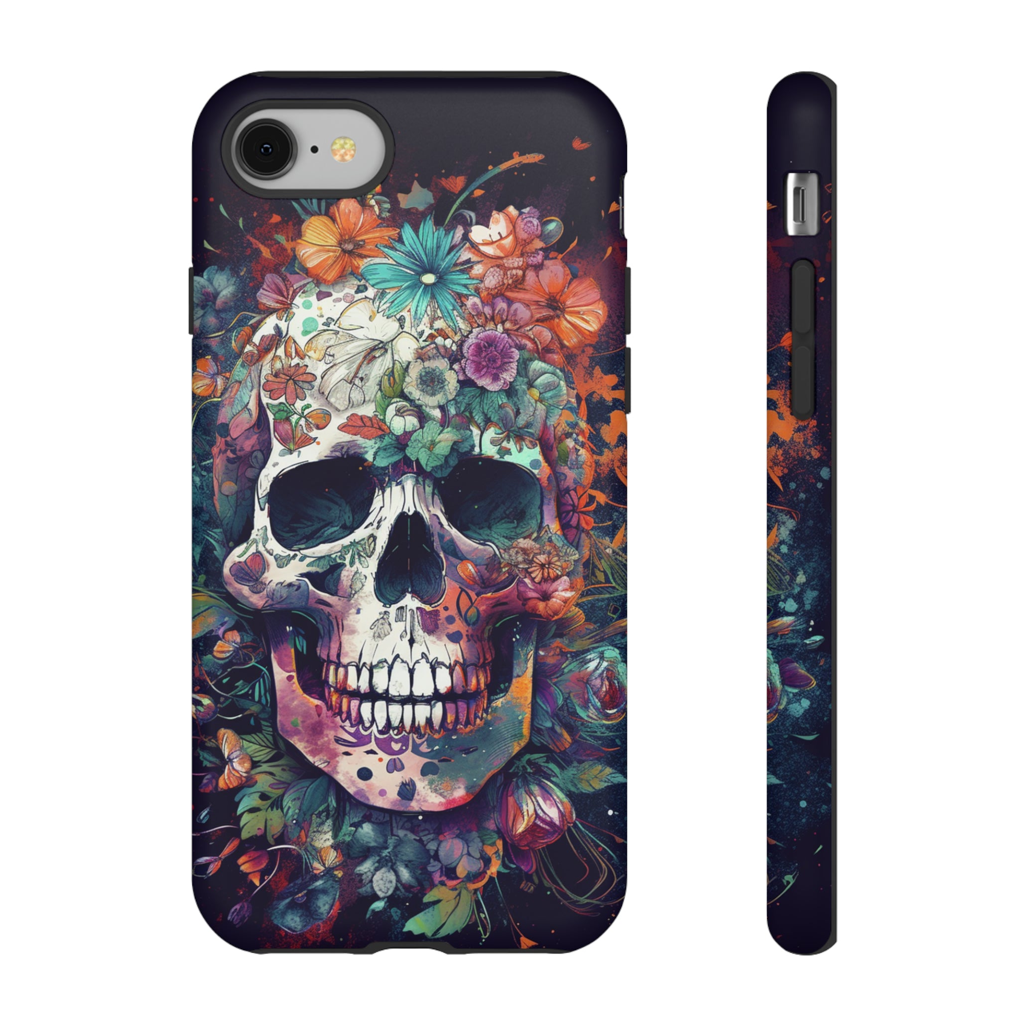 Floral Skull Phone Case