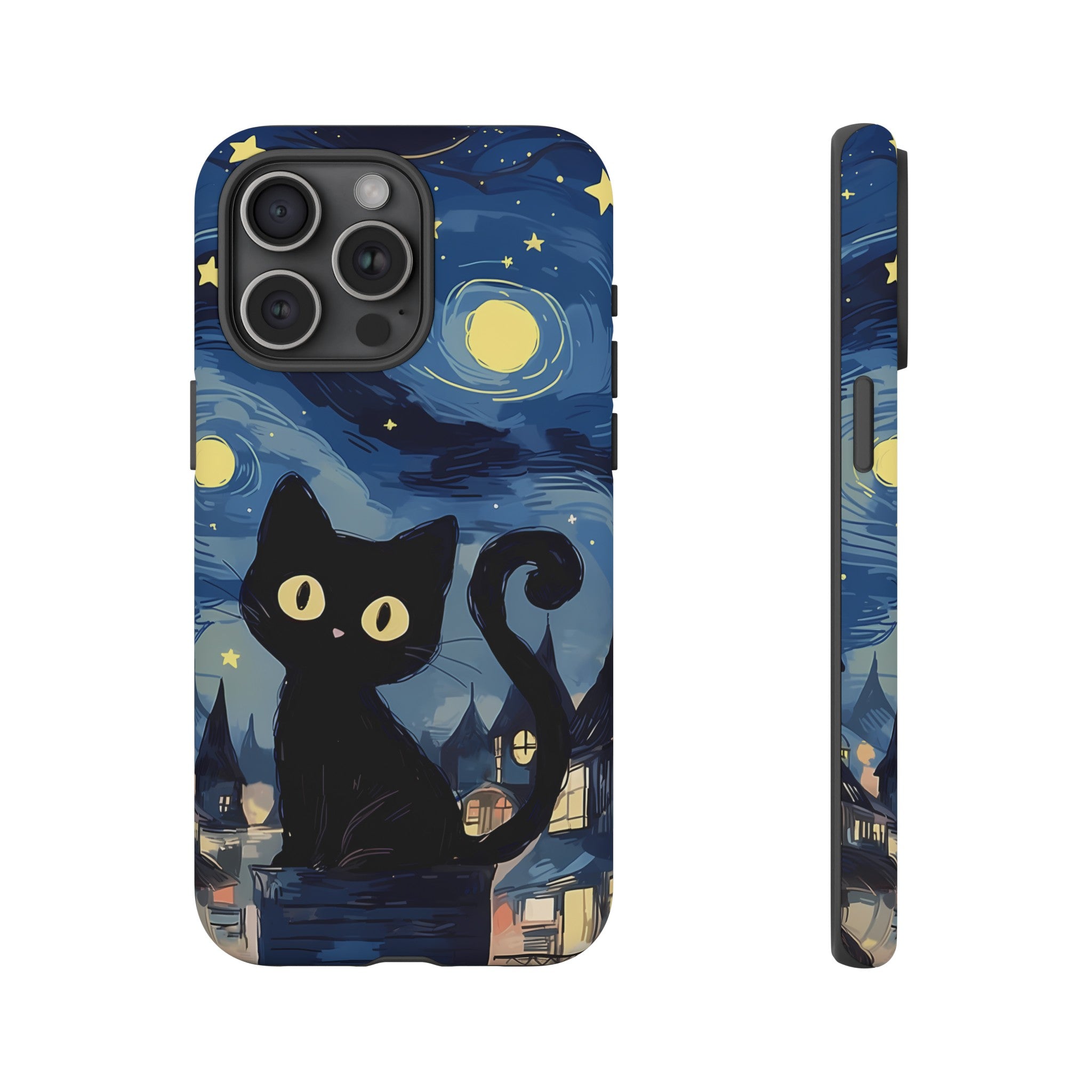 Cat Starry Night