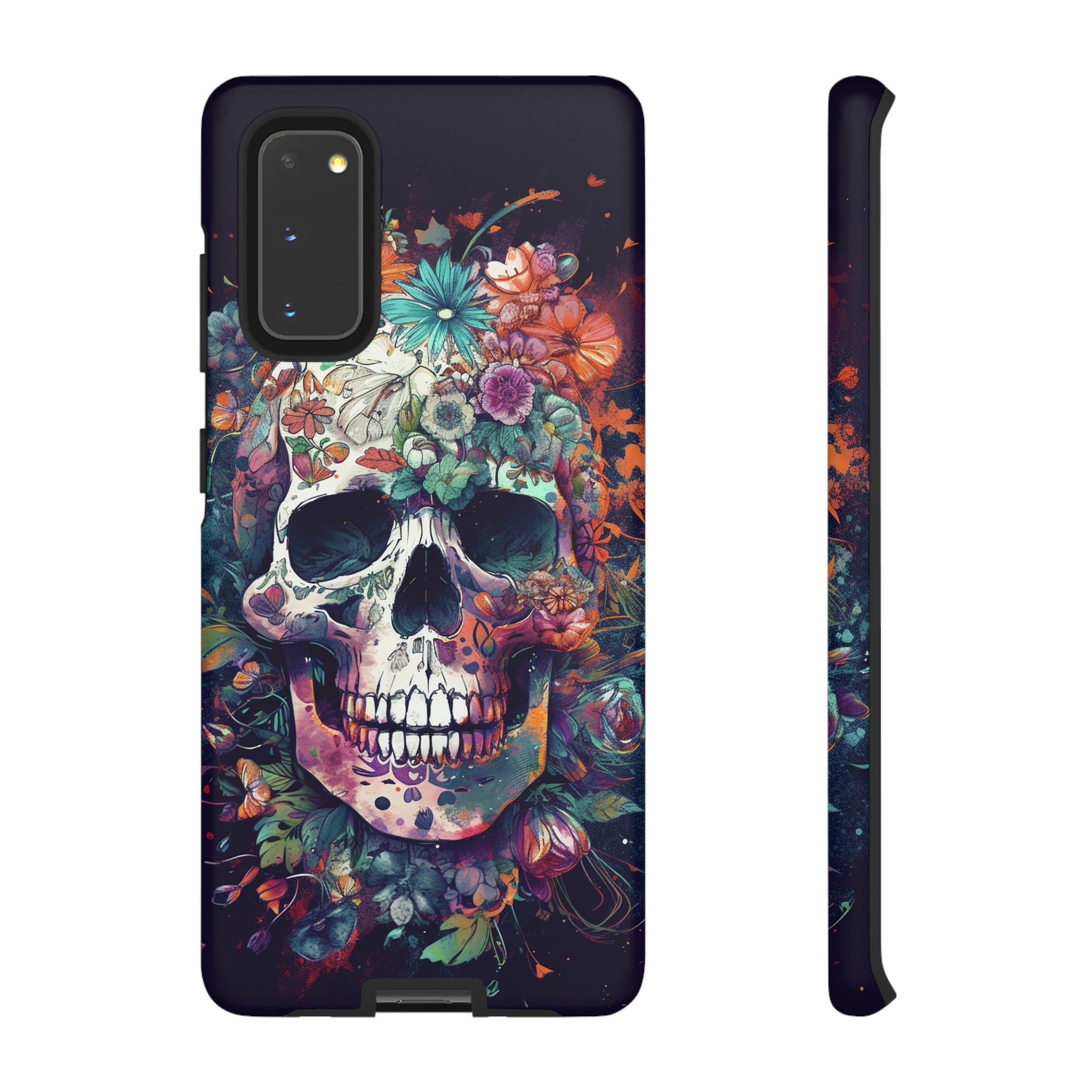 Floral Skull Phone Case