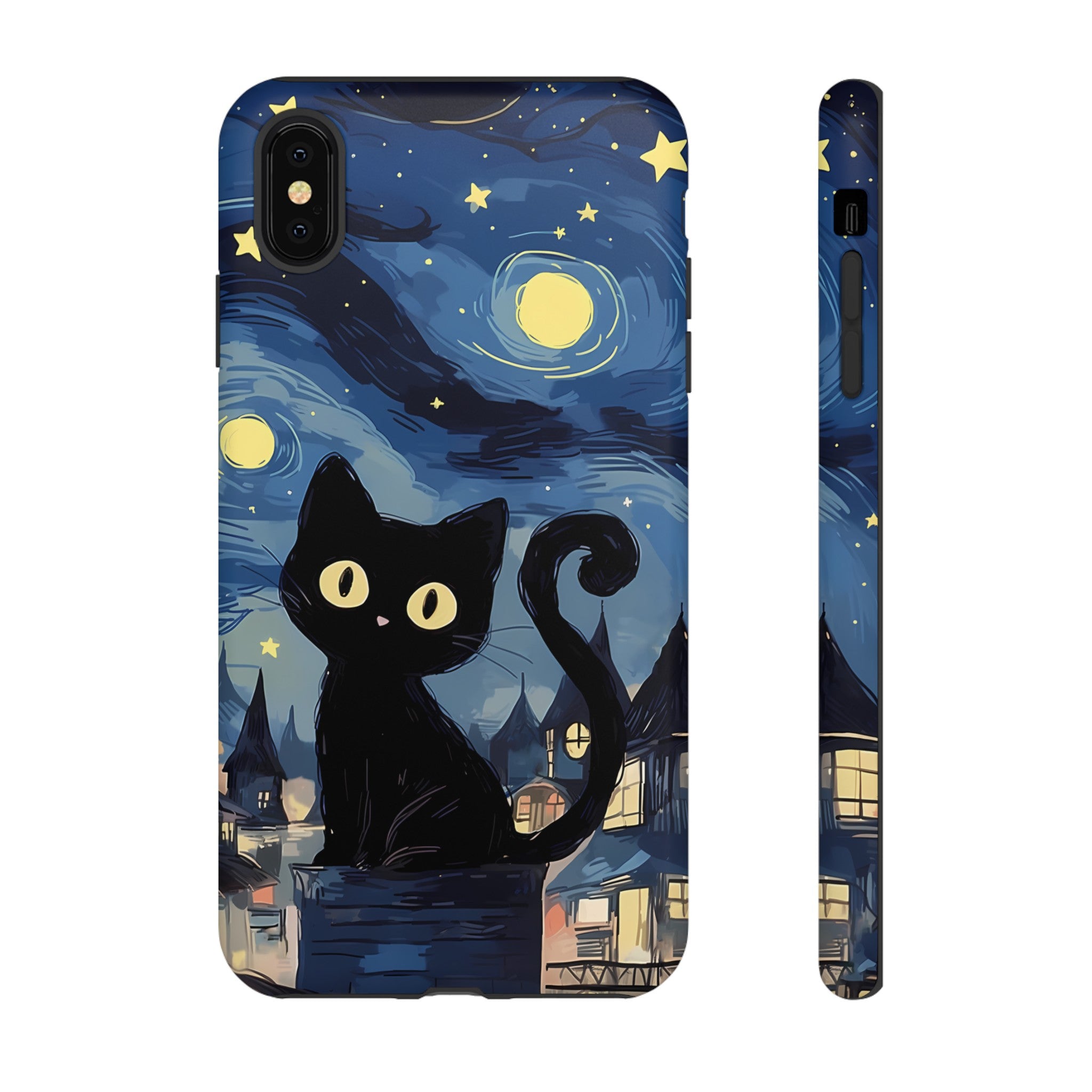 Cat Starry Night