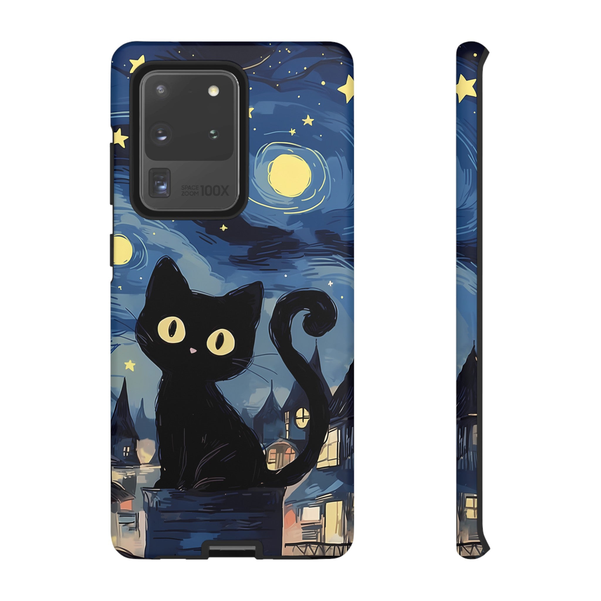 Cat Starry Night