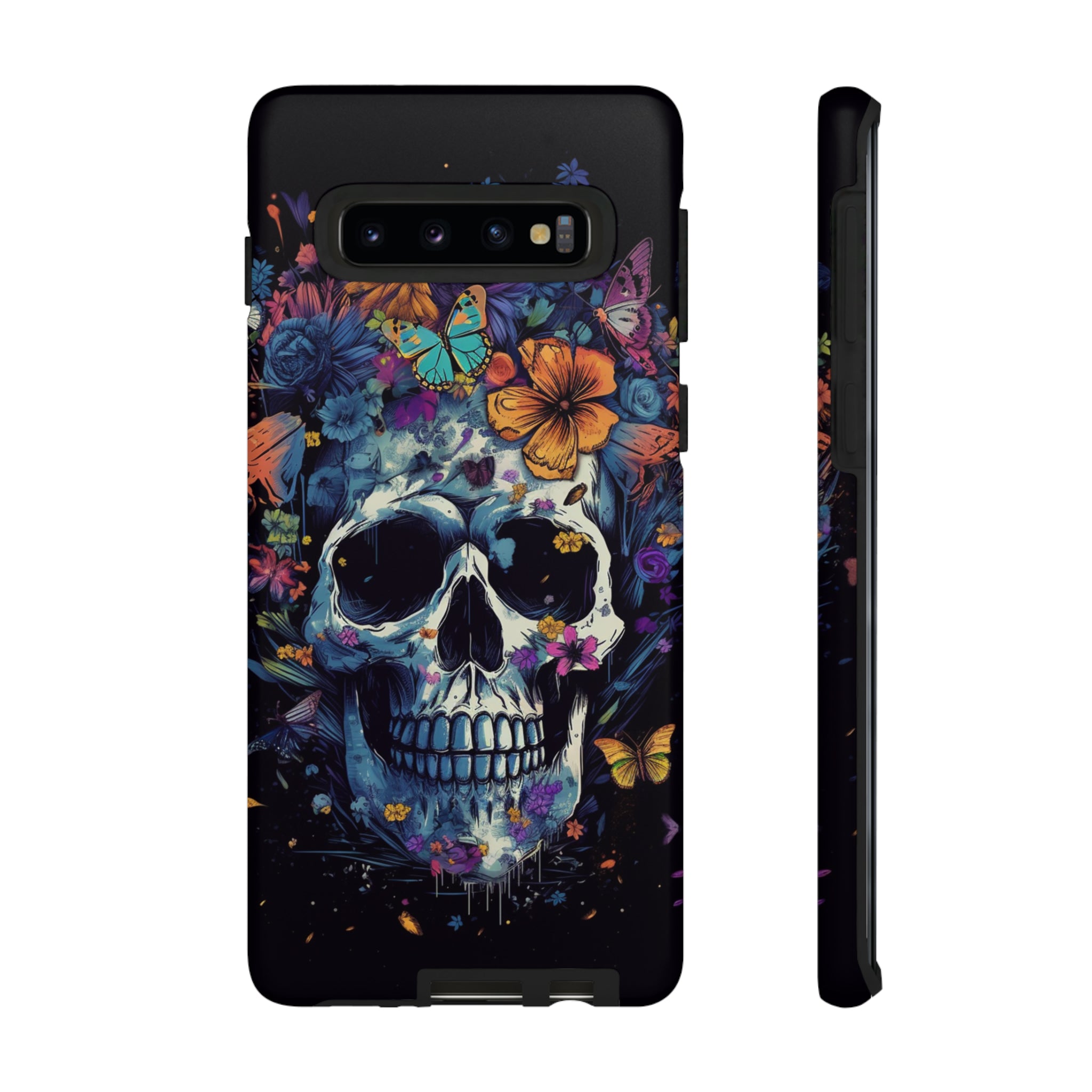 Blooming Skull Phone Case