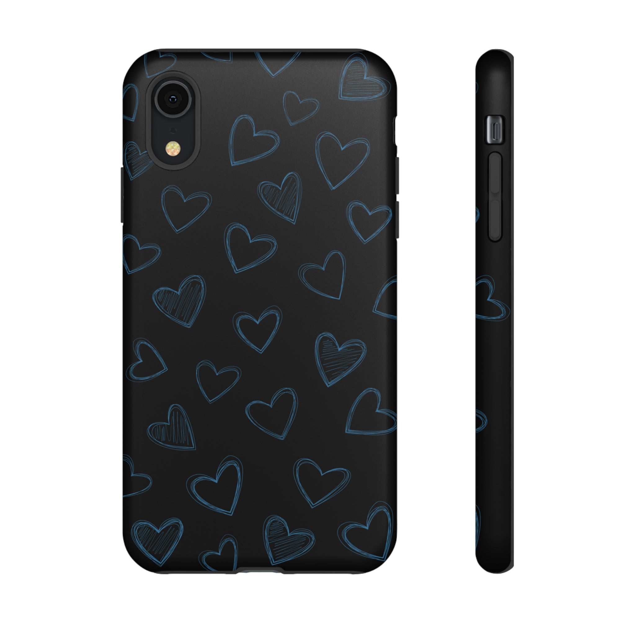 Black Hearts Phone Case