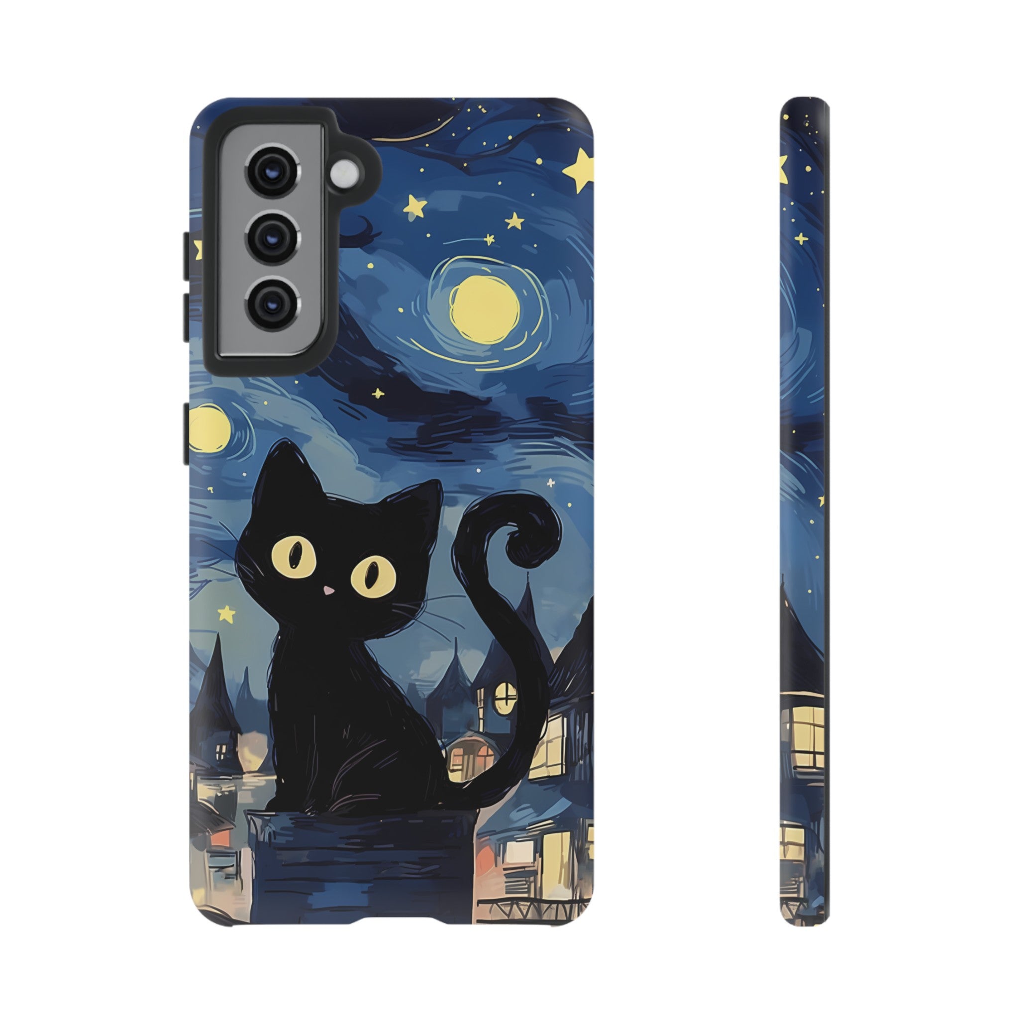 Cat Starry Night