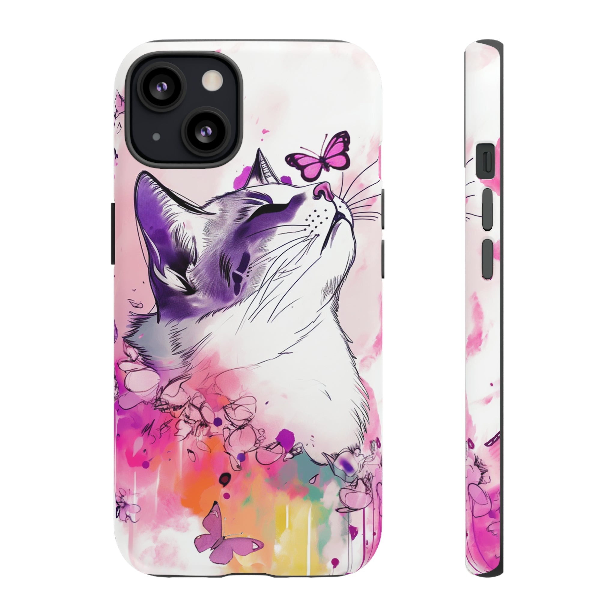 Whimsical Cat Phone Case