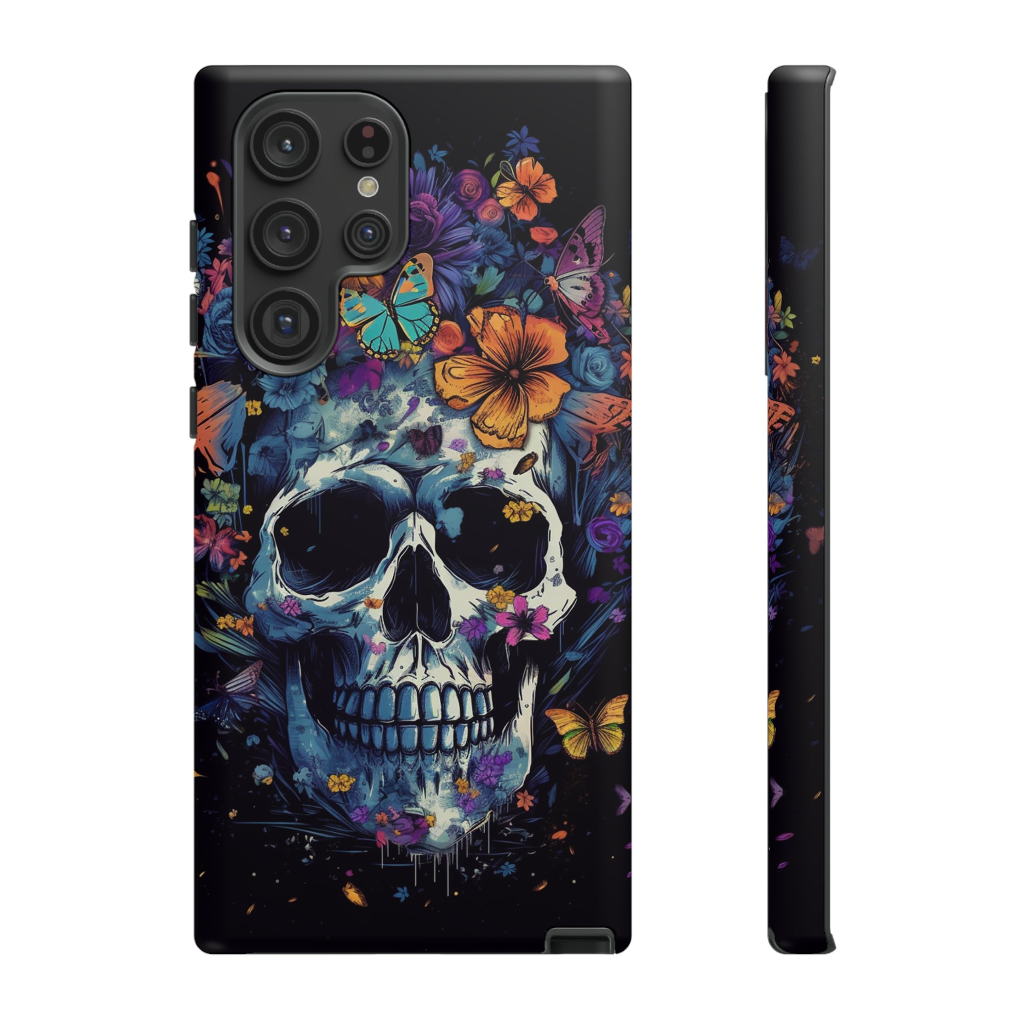 Blooming Skull Phone Case