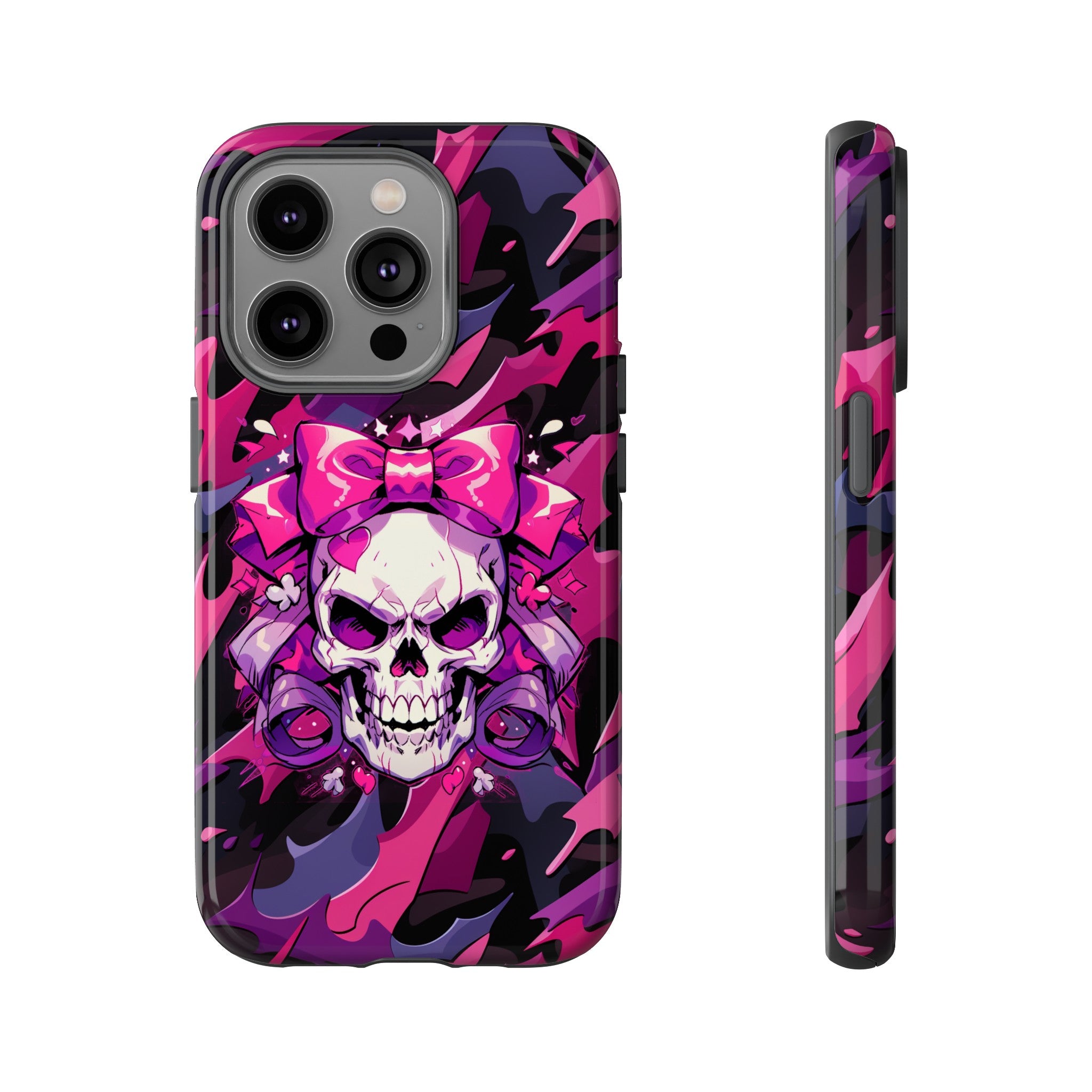 Pink Skull Phone Case