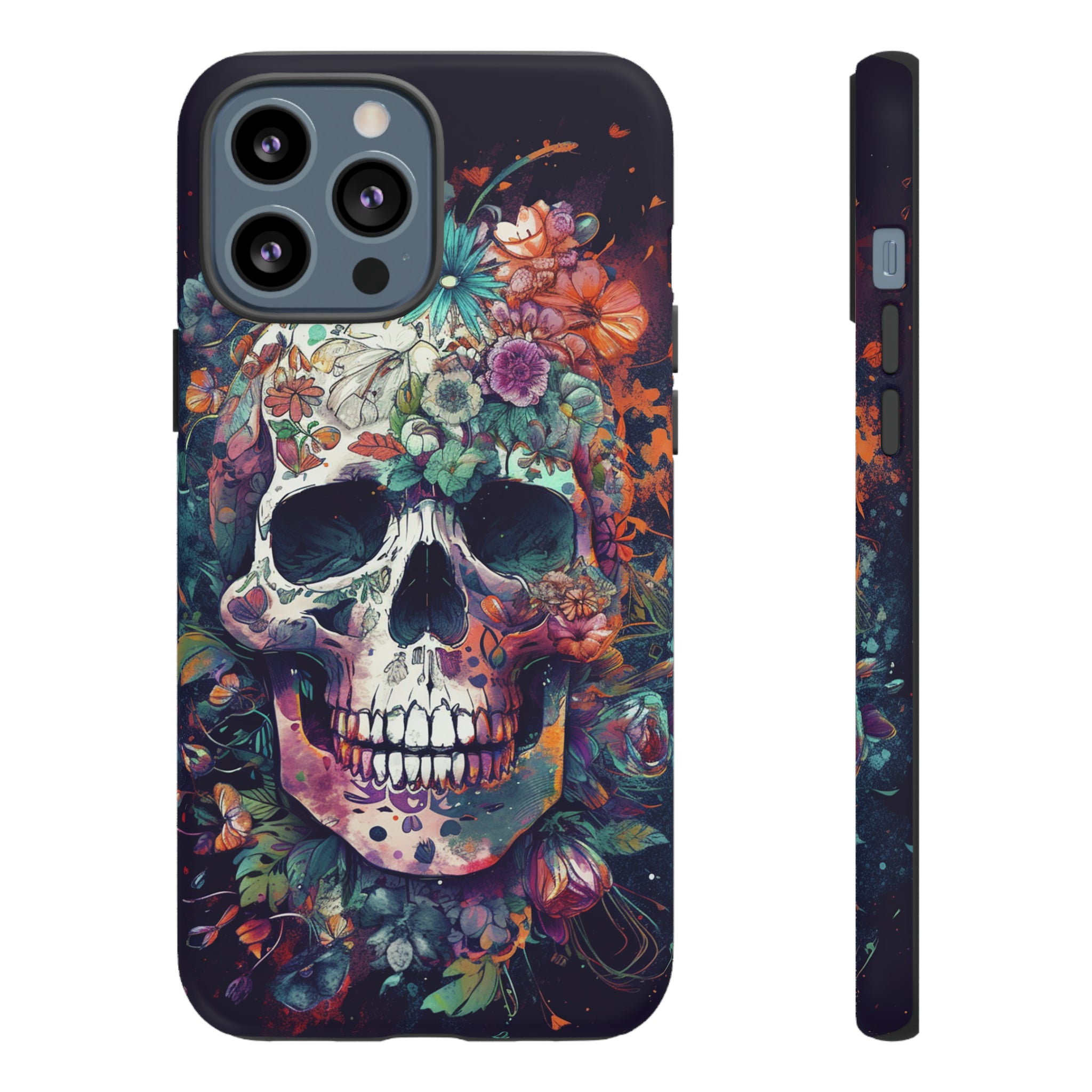 Floral Skull Phone Case