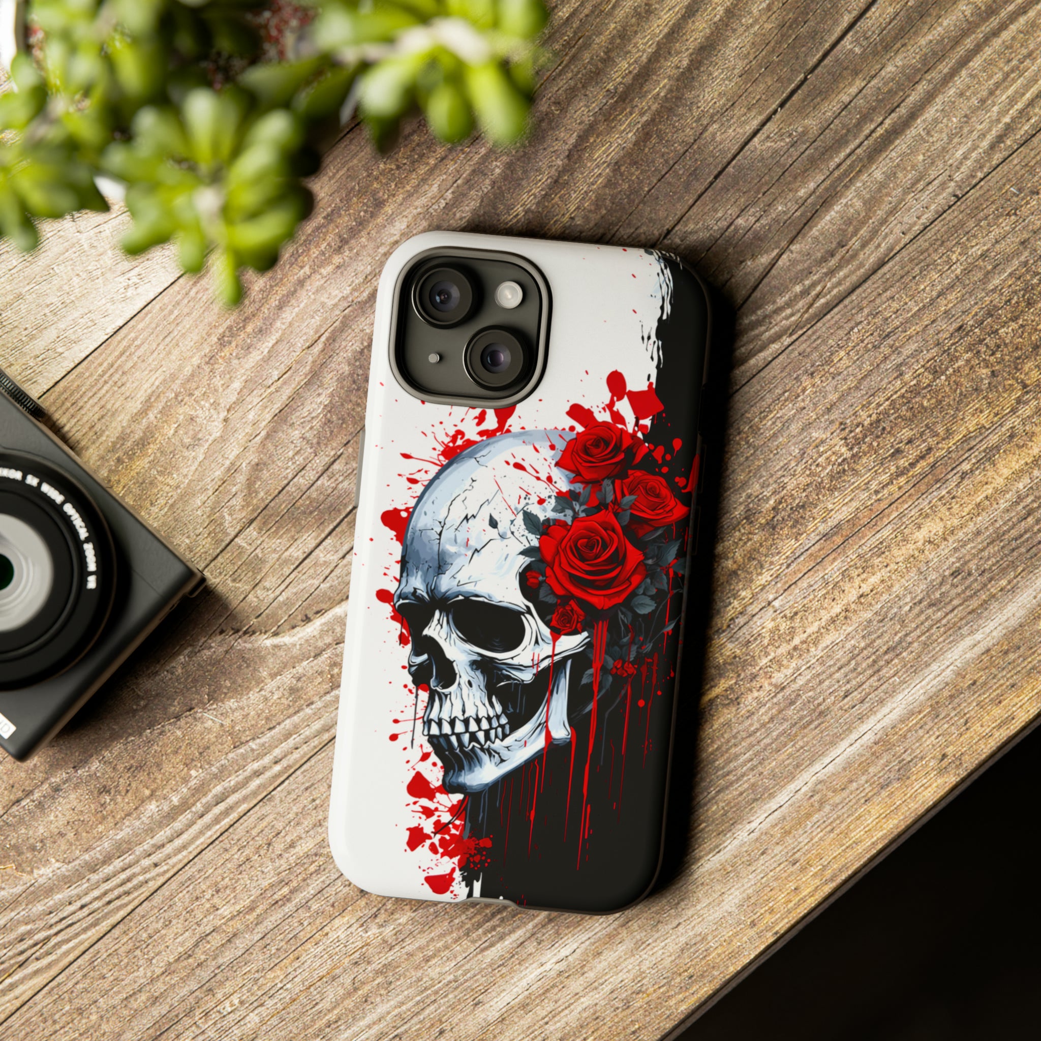 Rose Skull Phone Case