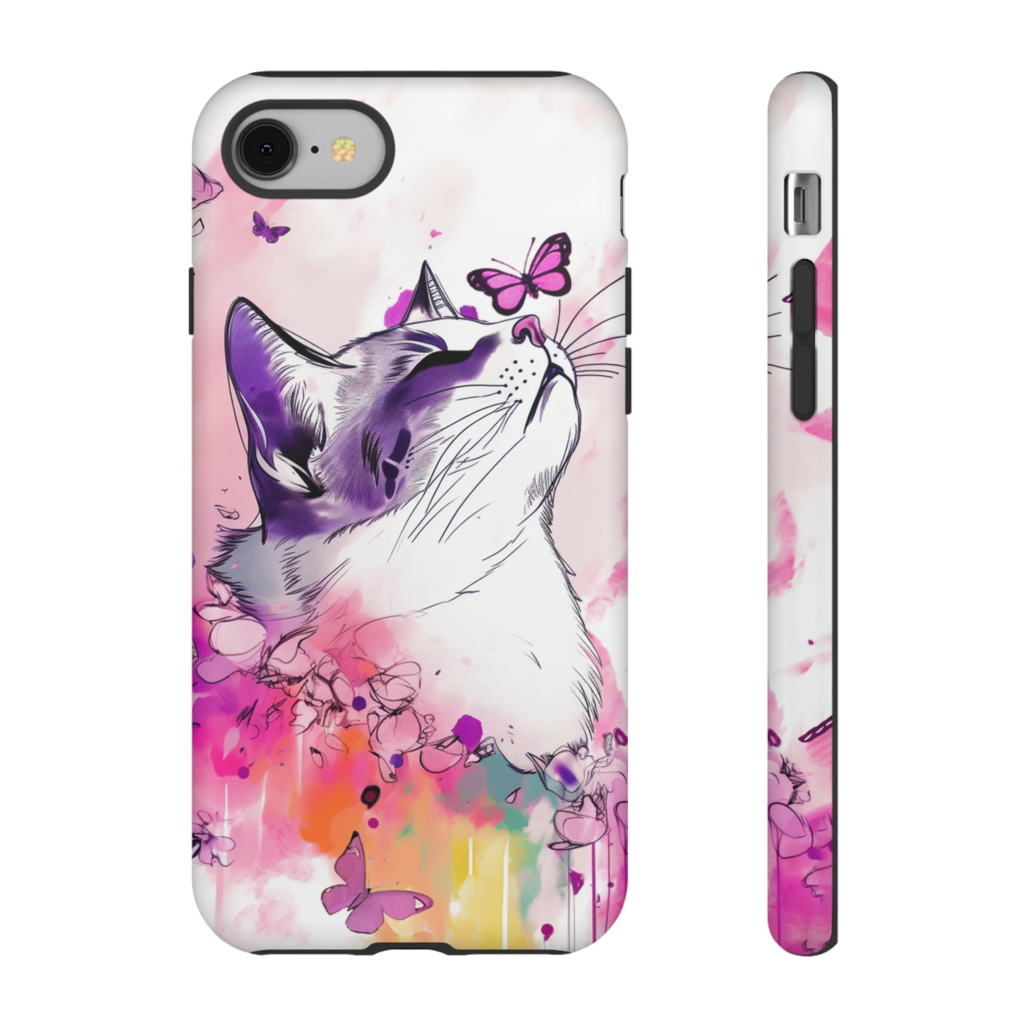 Whimsical Cat Phone Case