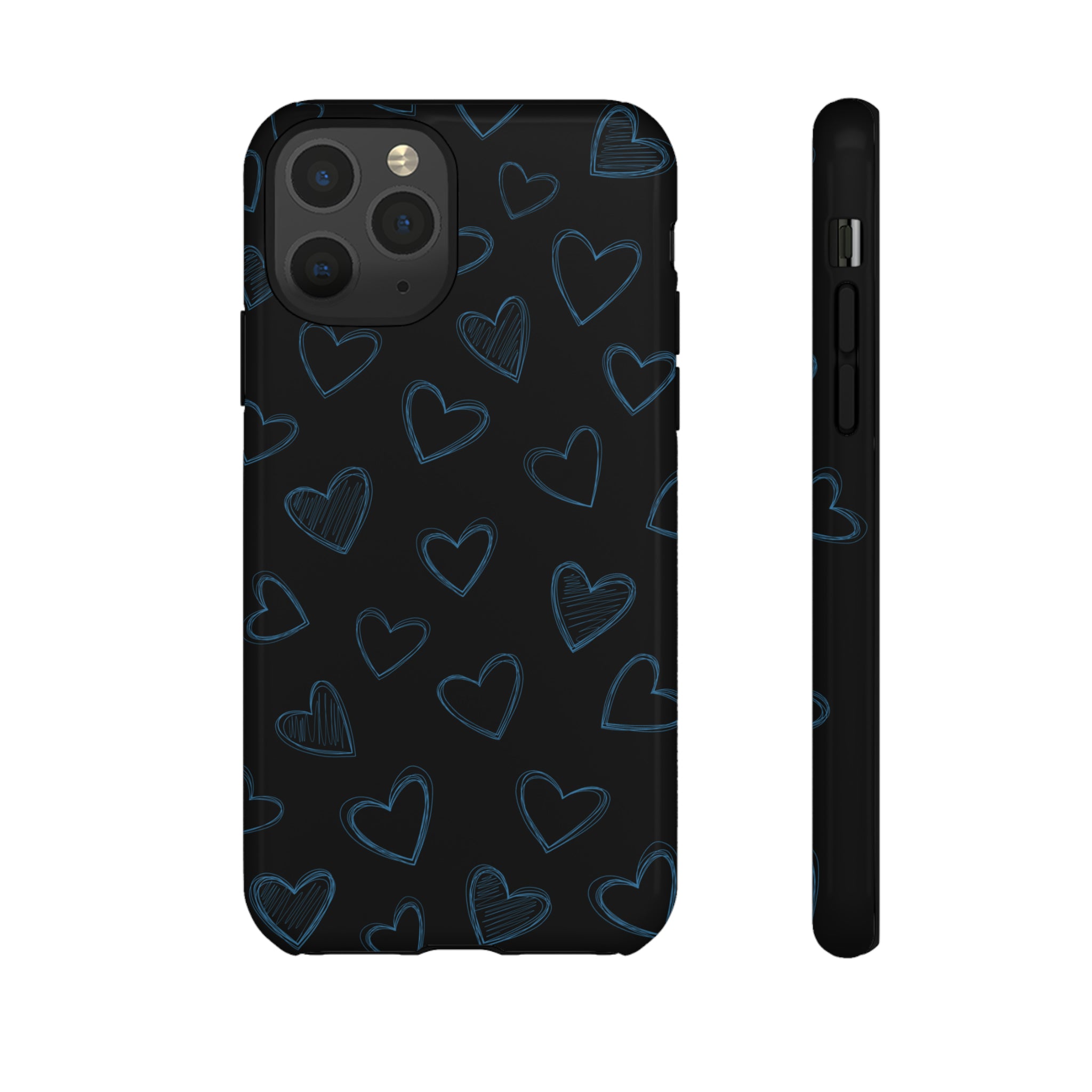 Black Hearts Phone Case