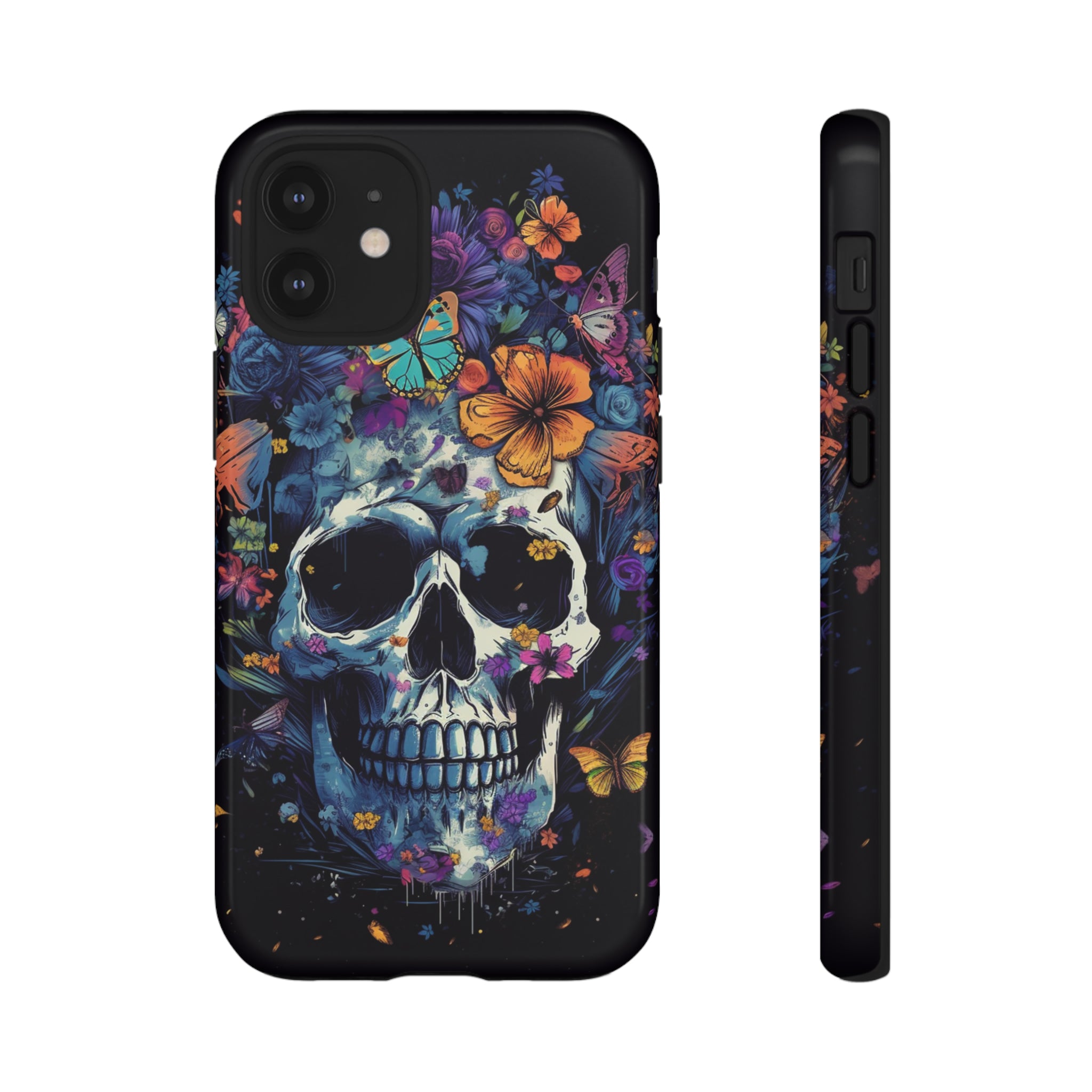 Blooming Skull Phone Case