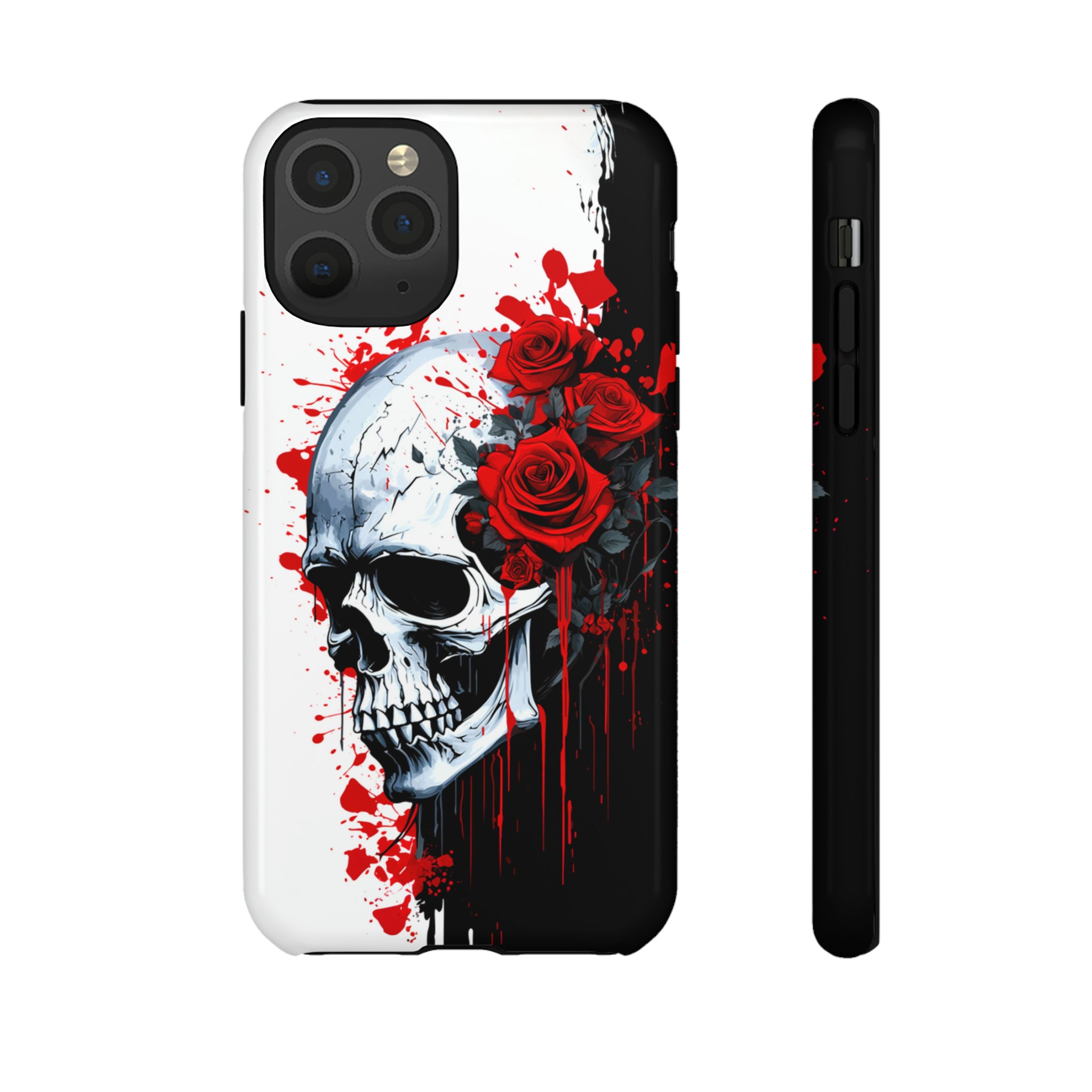 Rose Skull Phone Case