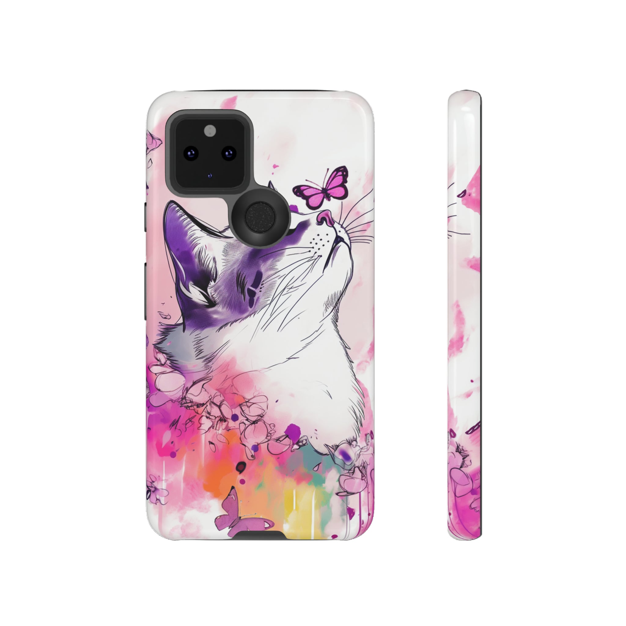 Whimsical Cat Phone Case