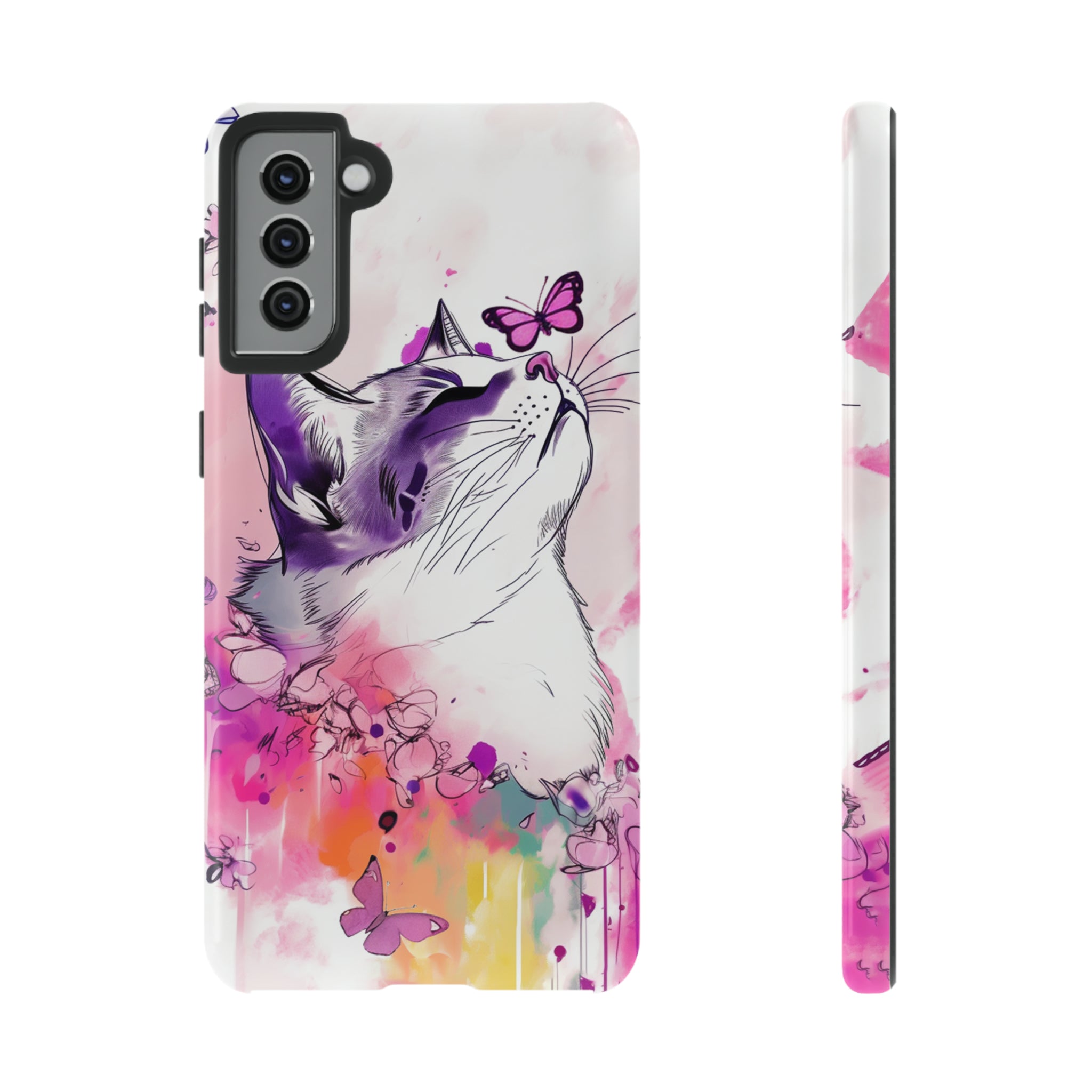 Whimsical Cat Phone Case