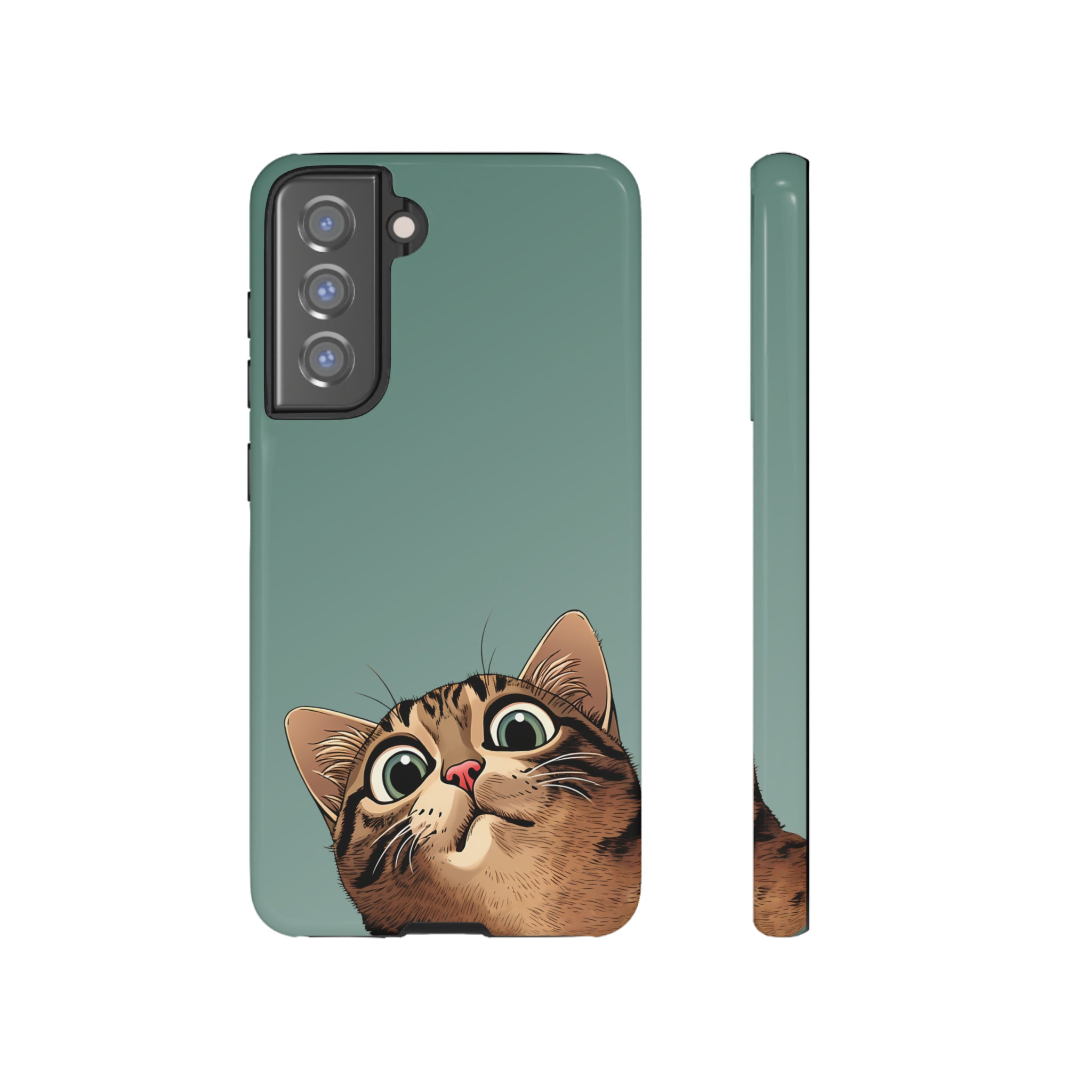 Peeking Cat Phone Case