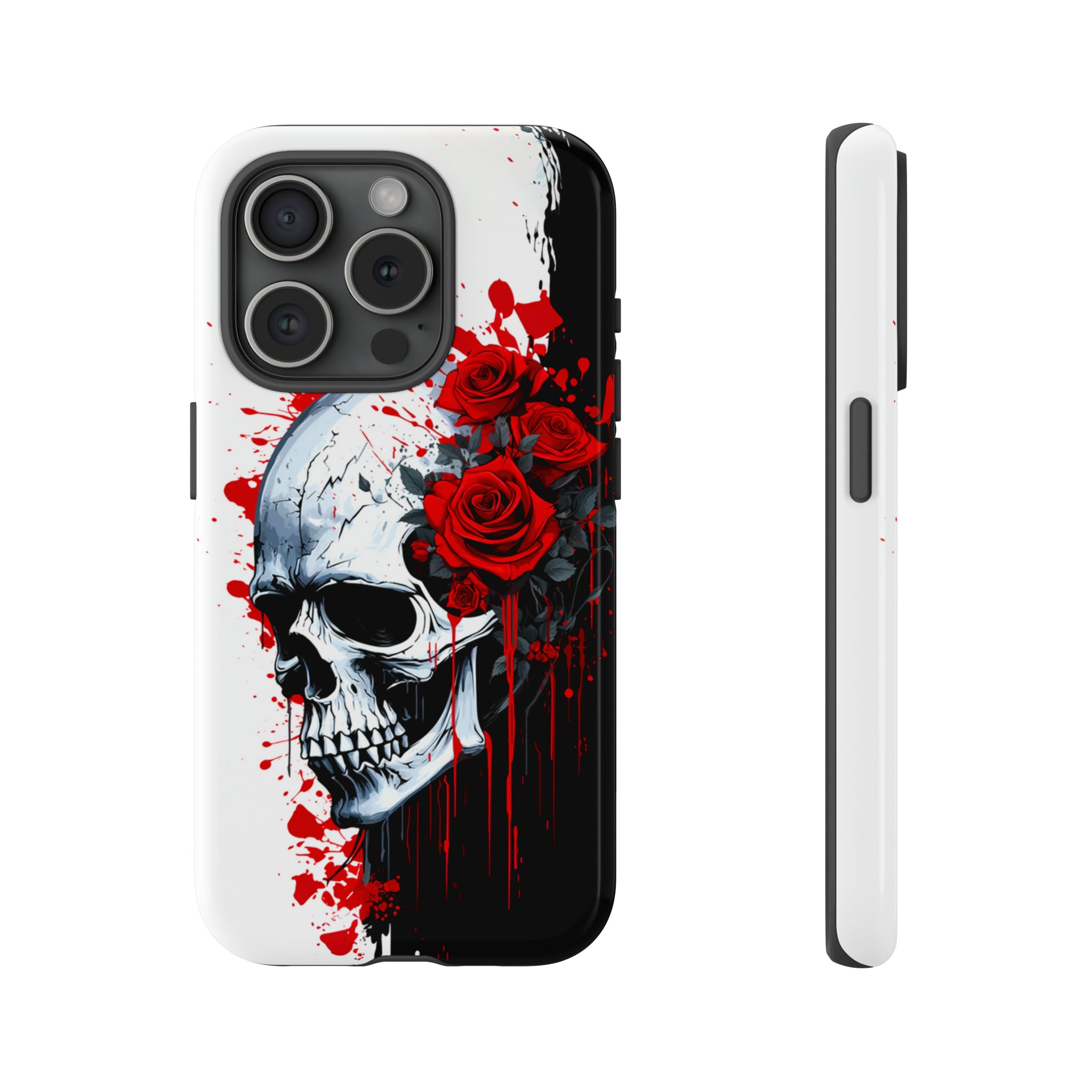 Rose Skull Phone Case