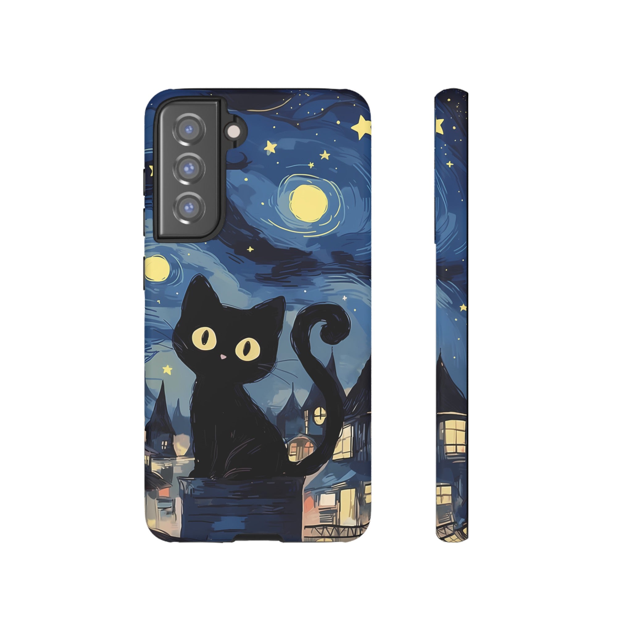 Cat Starry Night