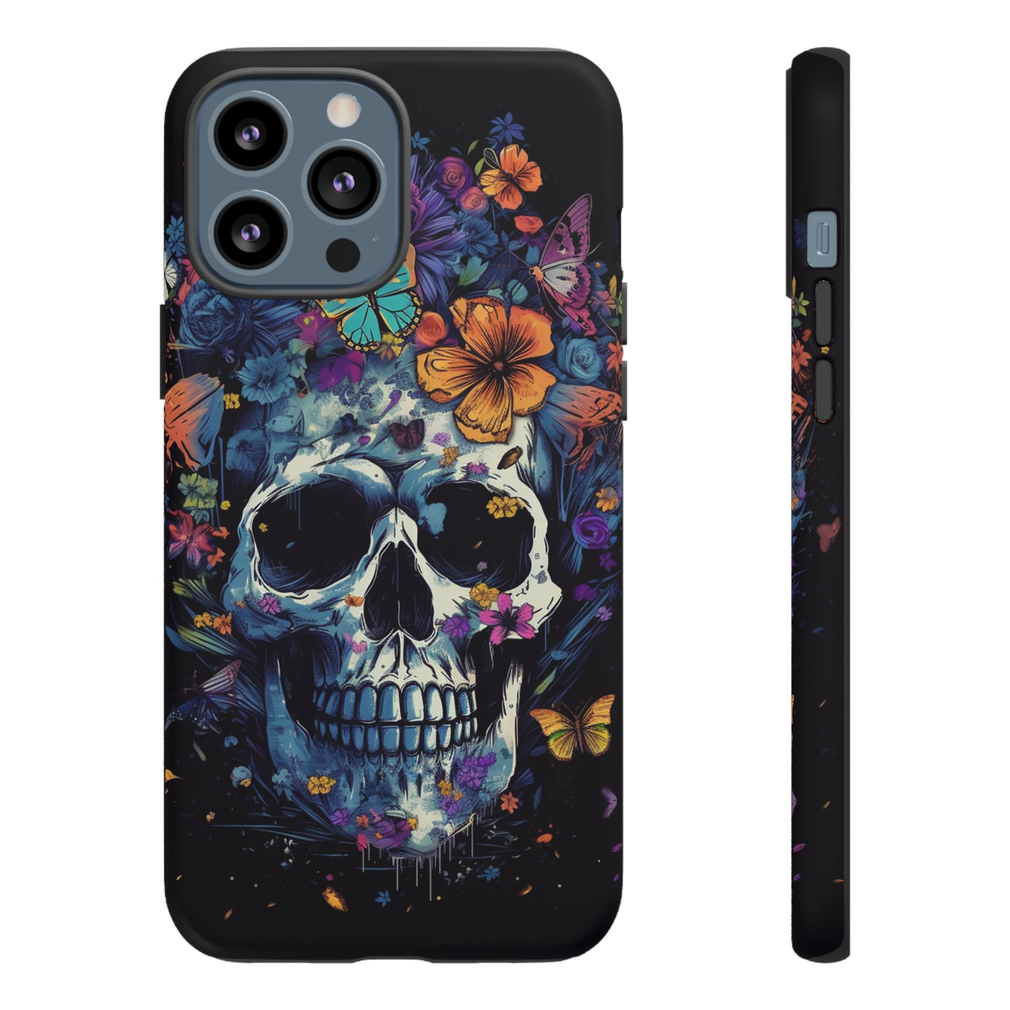 Blooming Skull Phone Case