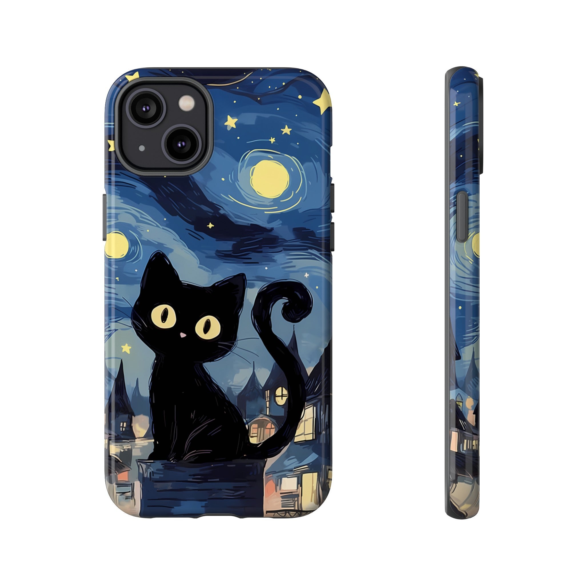 Cat Starry Night