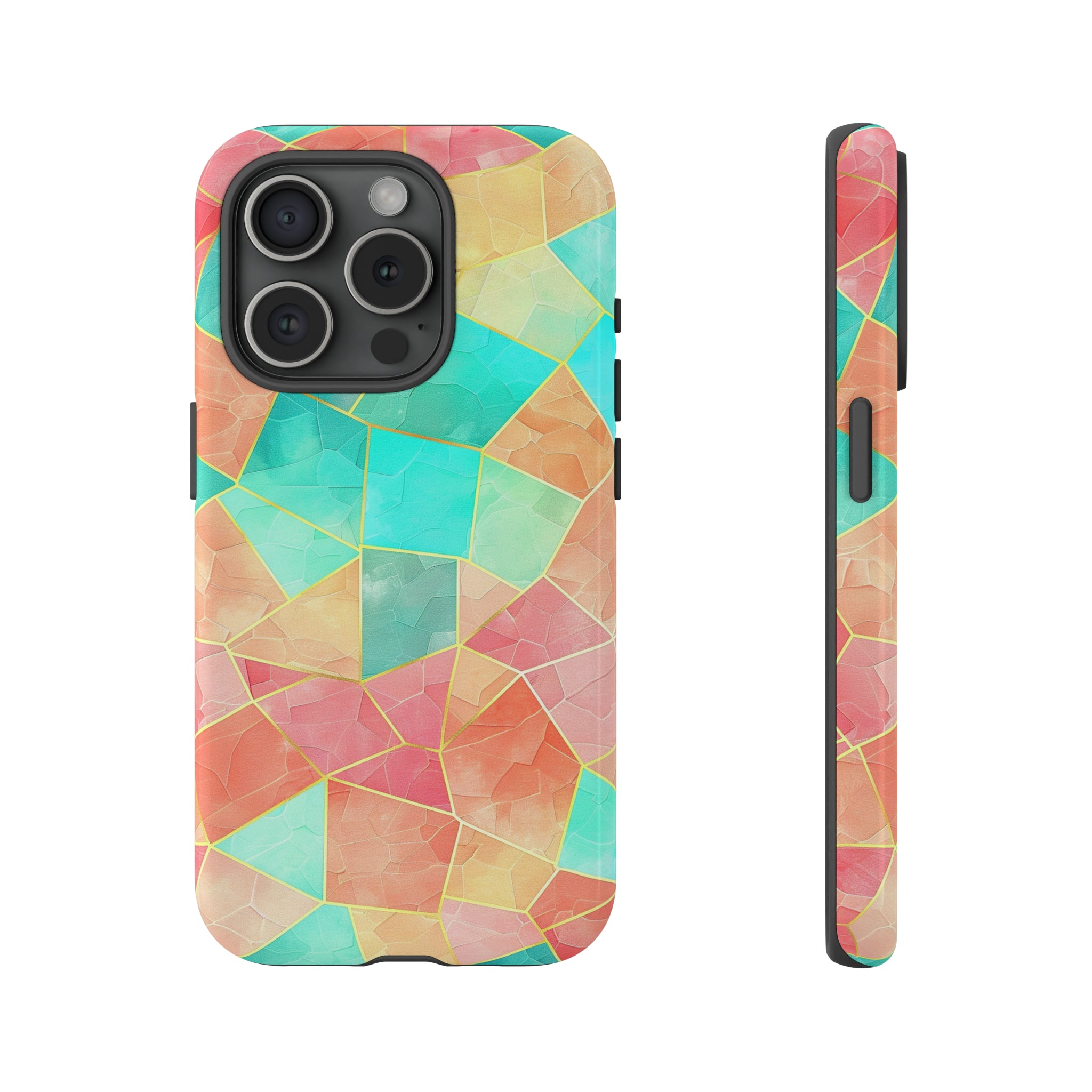 Geometric Pattern Pastel Phone Case