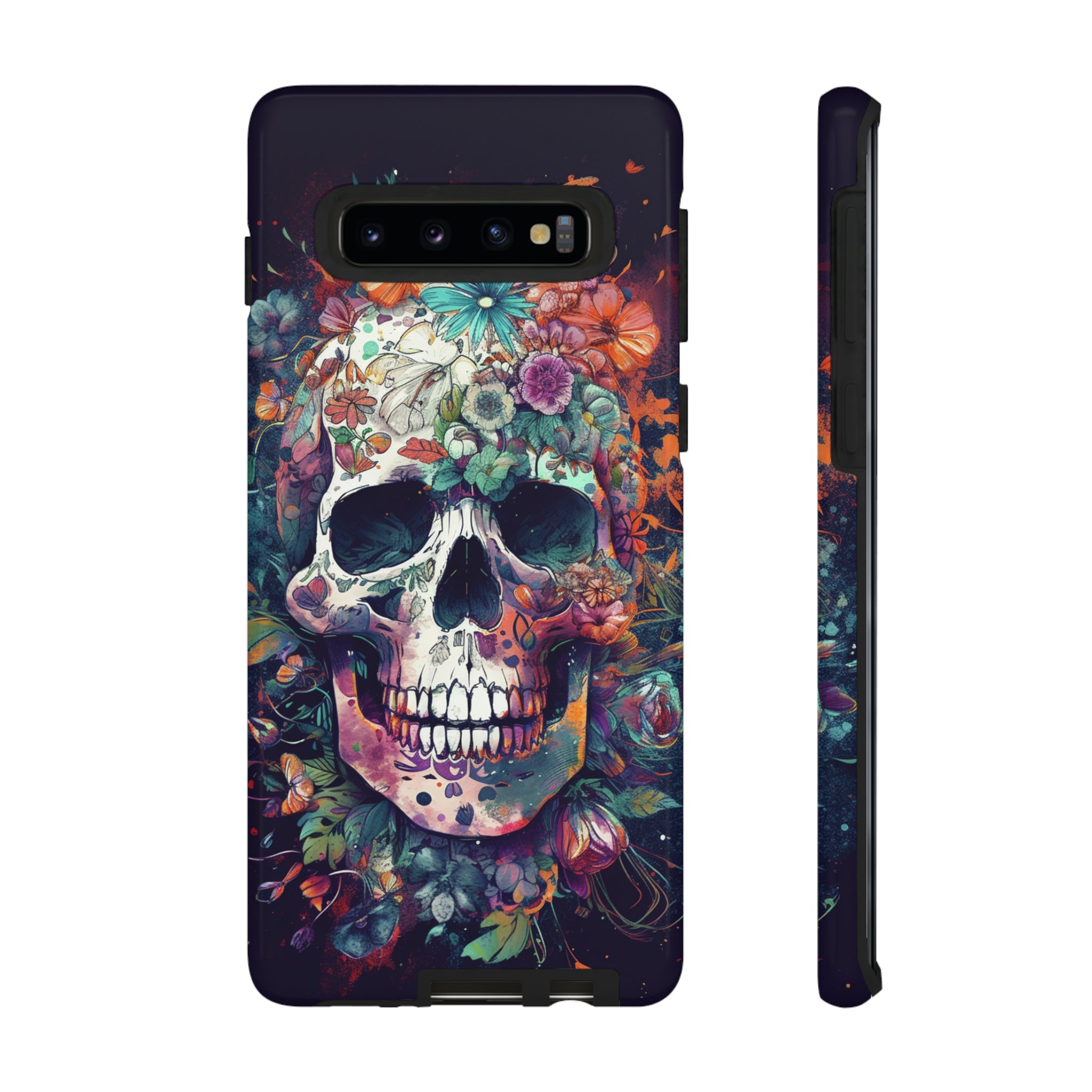 Floral Skull Phone Case