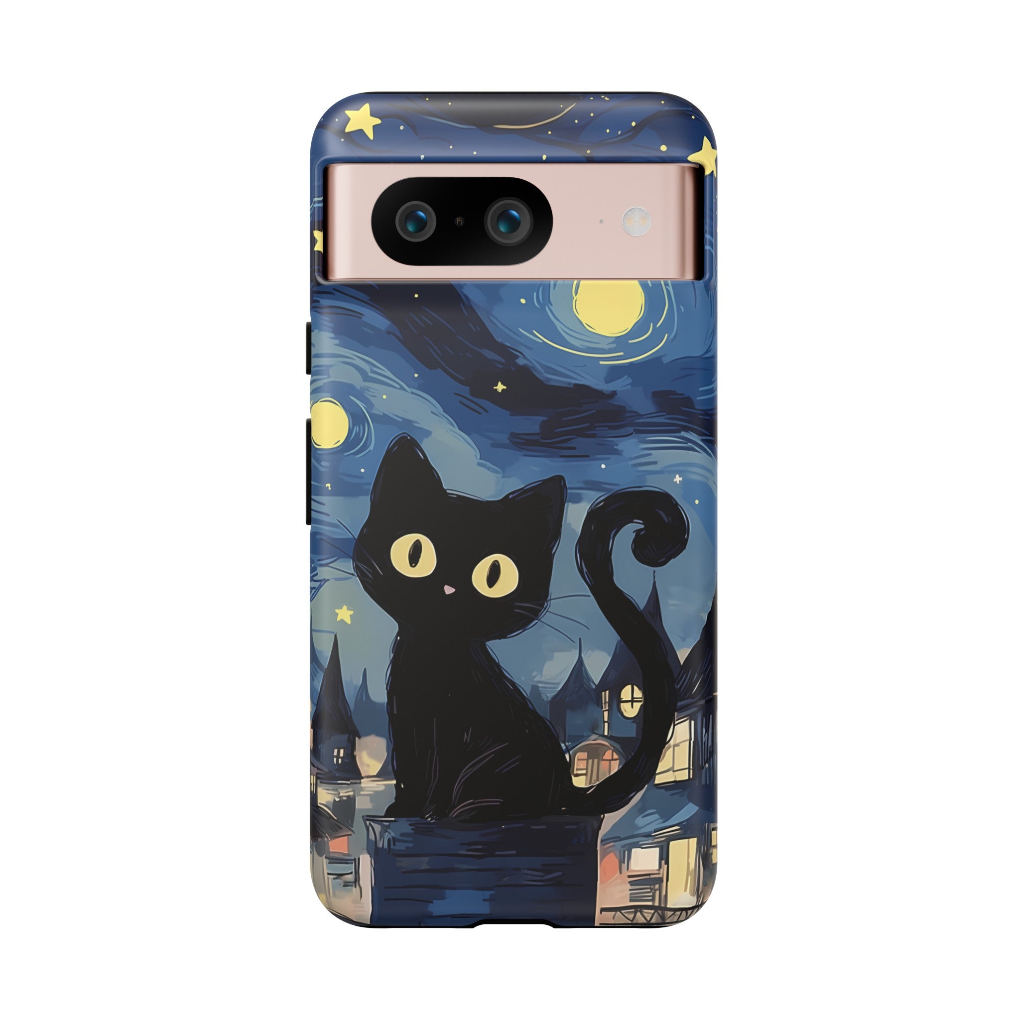 Cat Starry Night