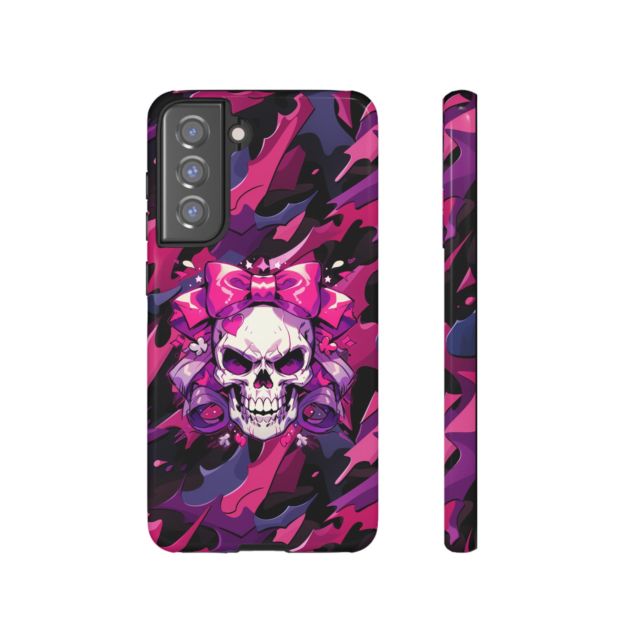 Pink Skull Phone Case