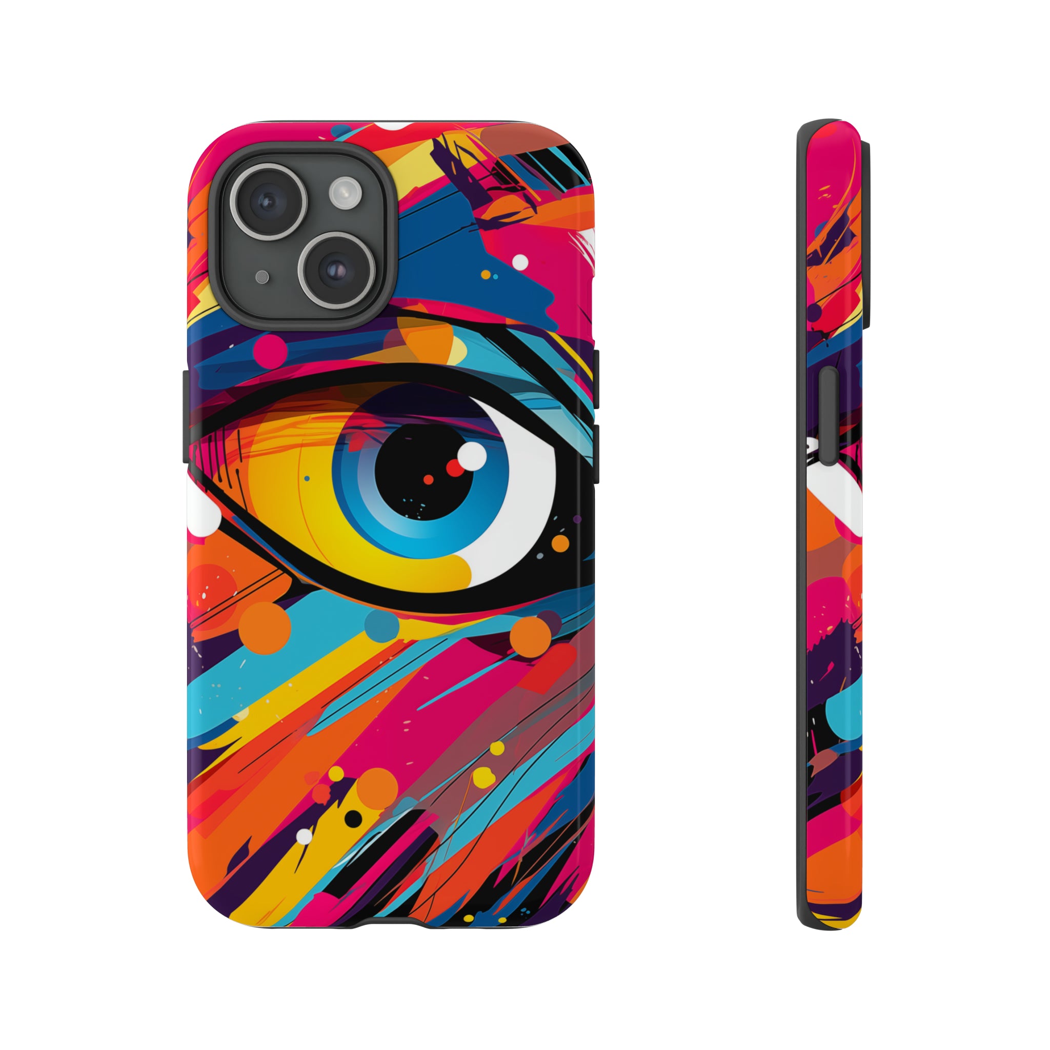 abstract eye phone case