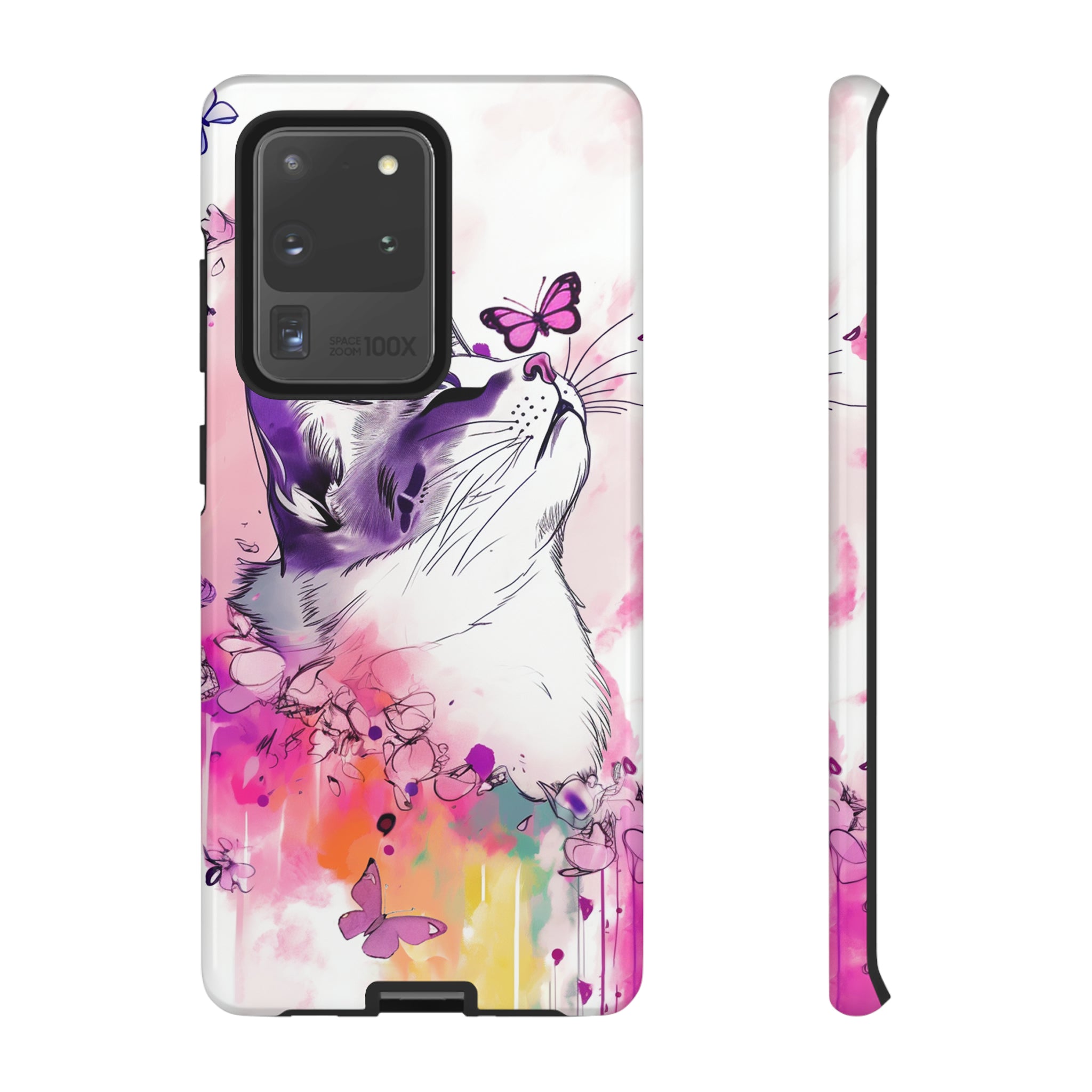 Whimsical Cat Phone Case