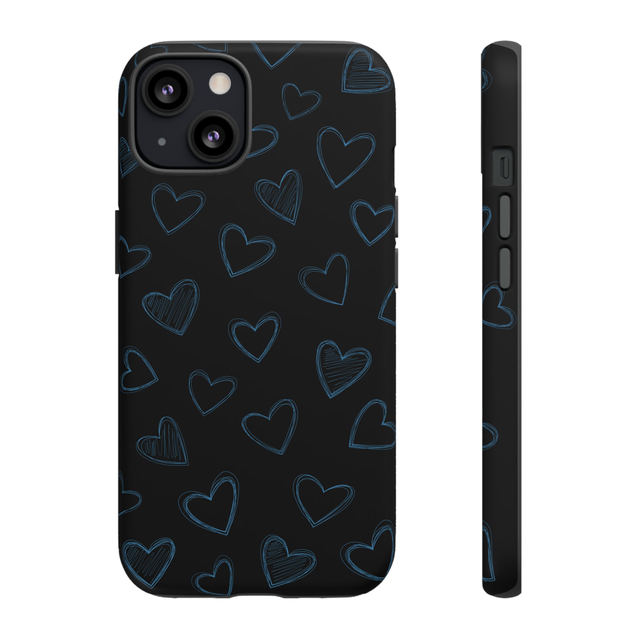 Black Hearts Phone Case