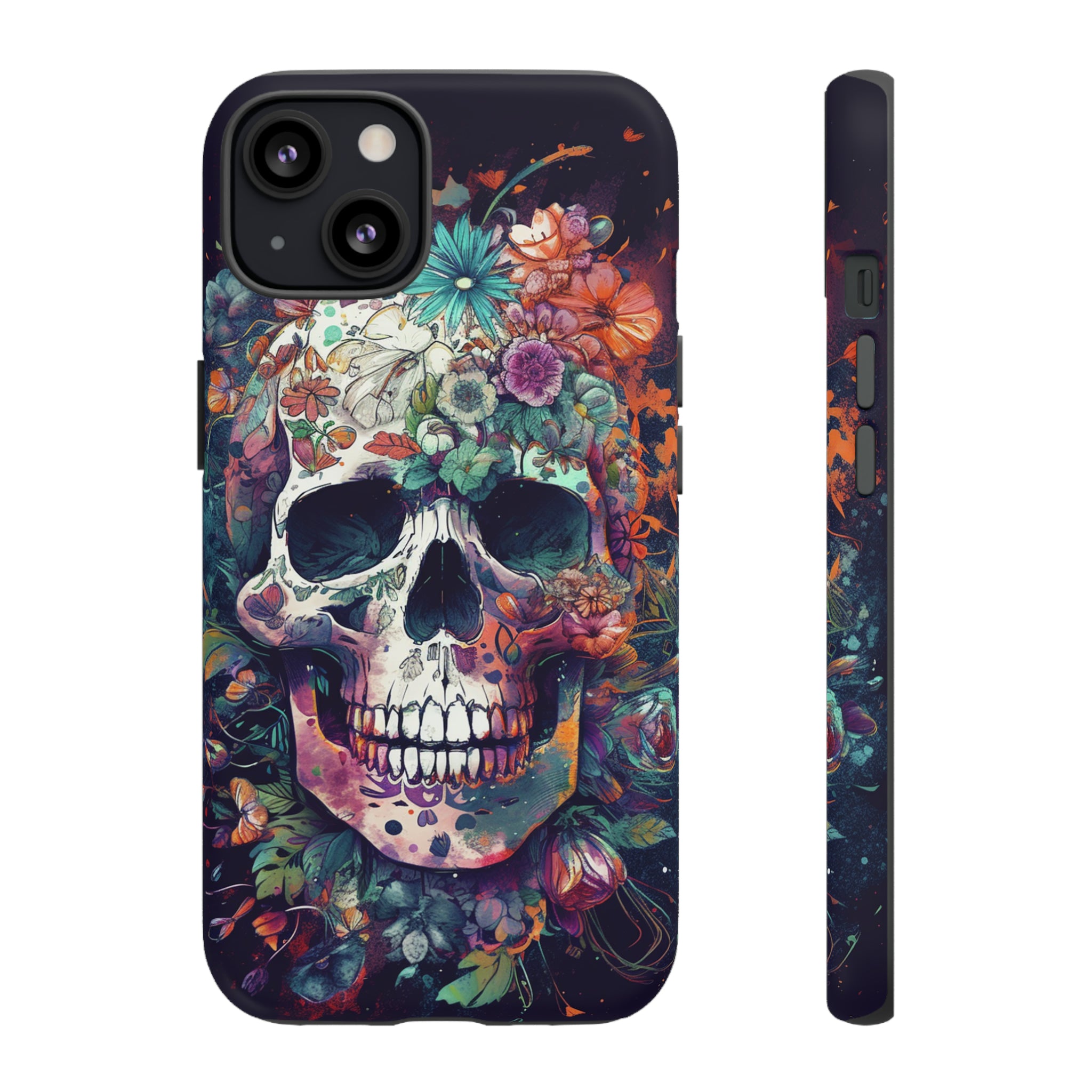 Floral Skull Phone Case