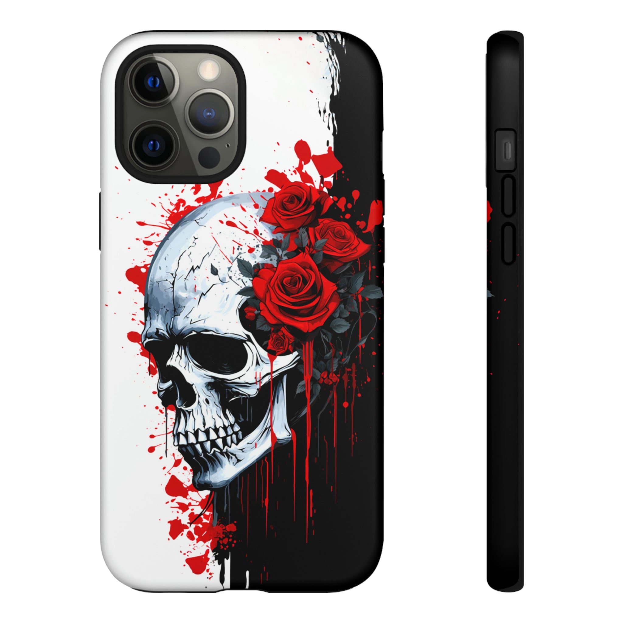 Rose Skull Phone Case