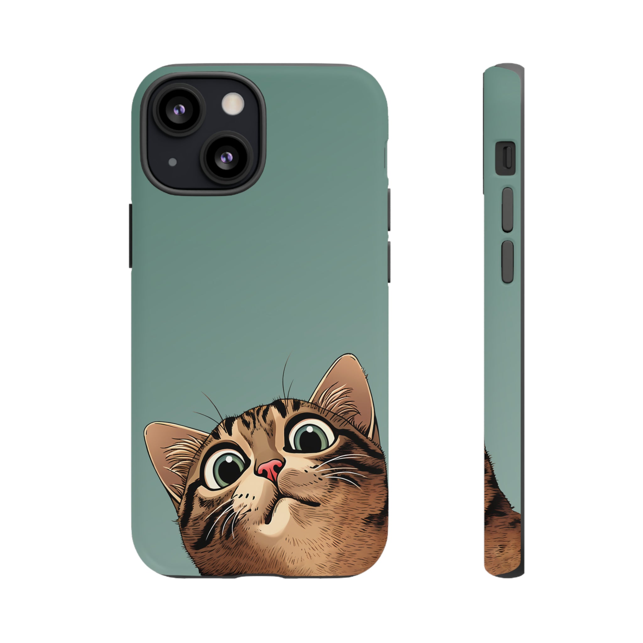 Peeking Cat Phone Case