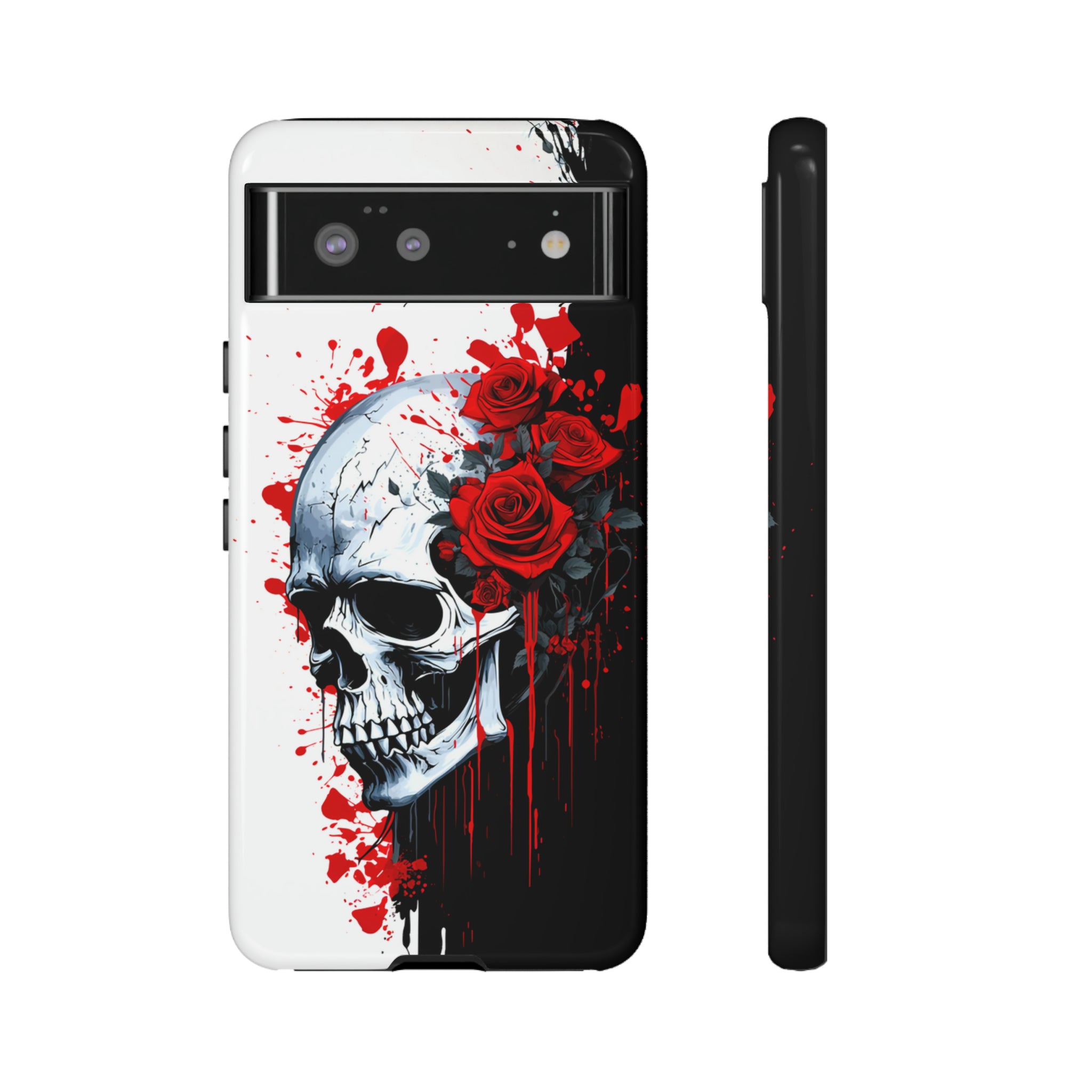 Rose Skull Phone Case