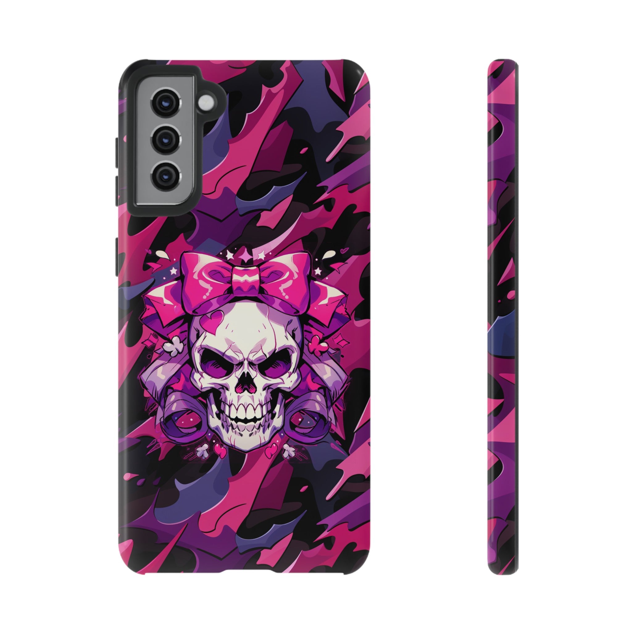 Pink Skull Phone Case