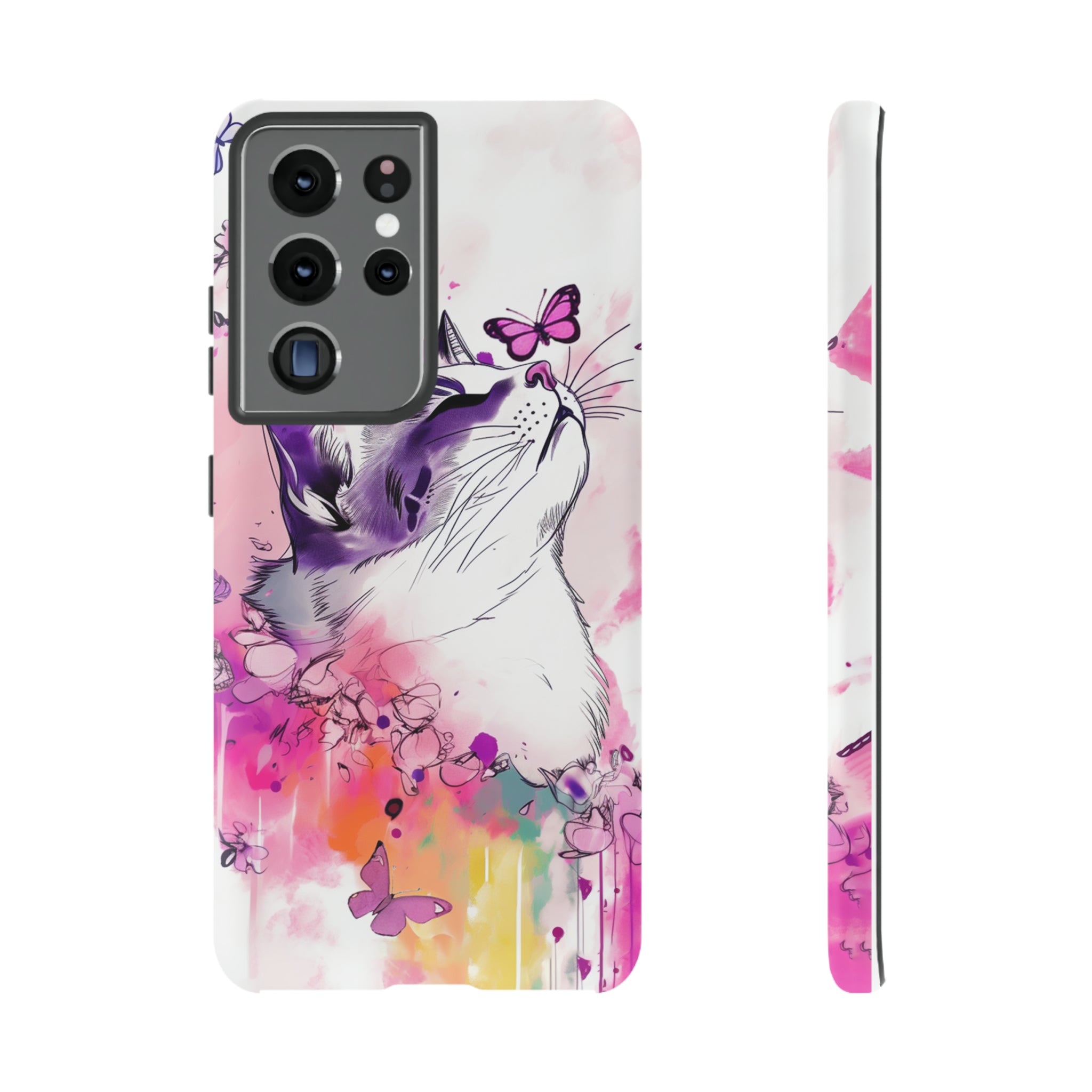 Whimsical Cat Phone Case