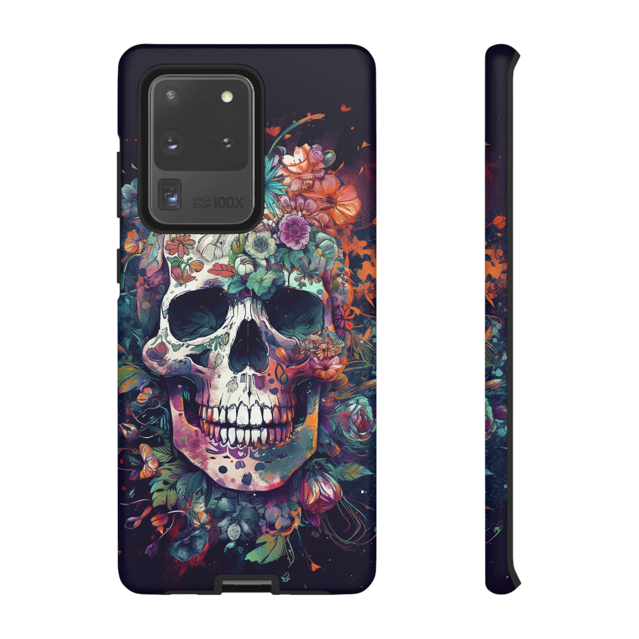 Floral Skull Phone Case