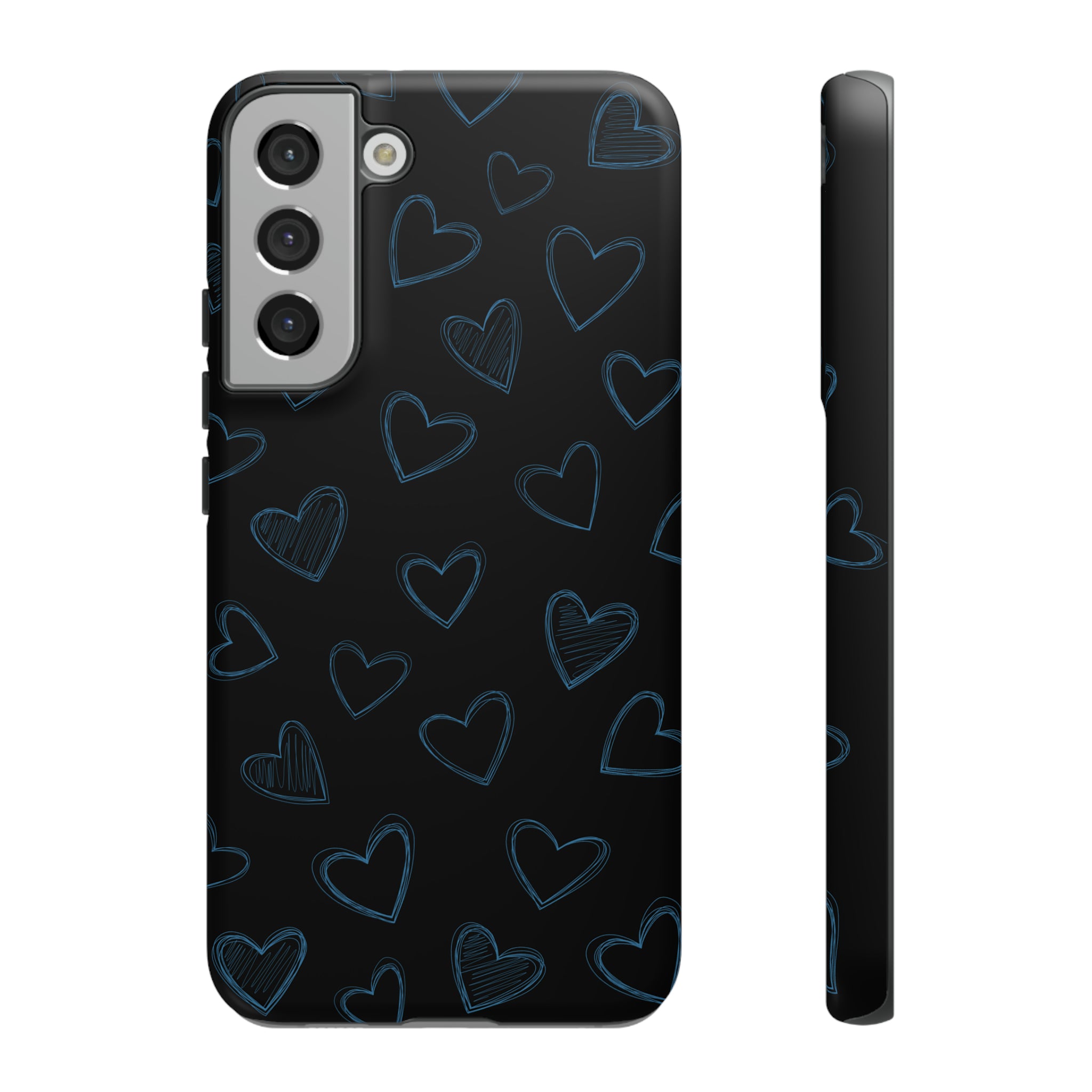 Black Hearts Phone Case