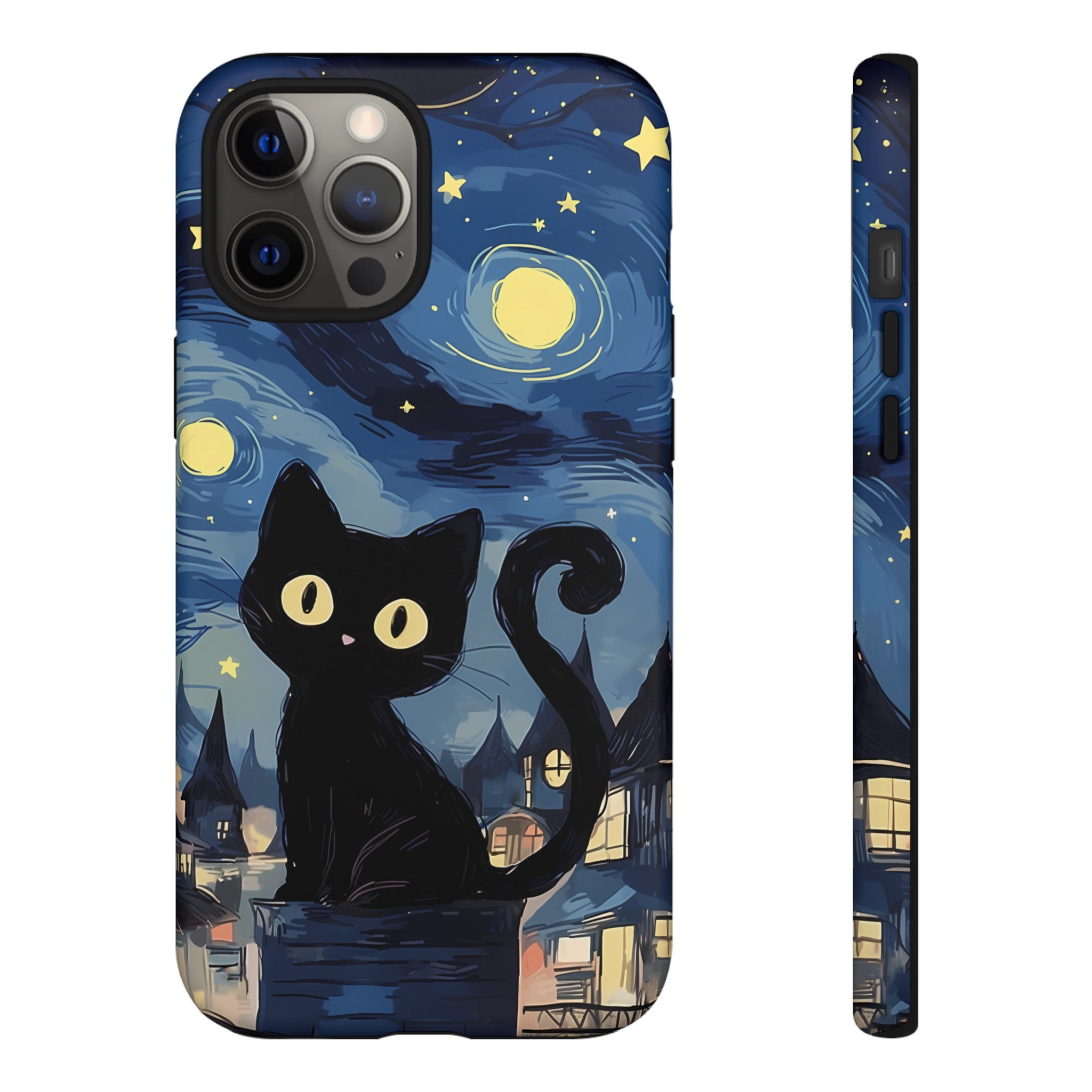 Cat Starry Night