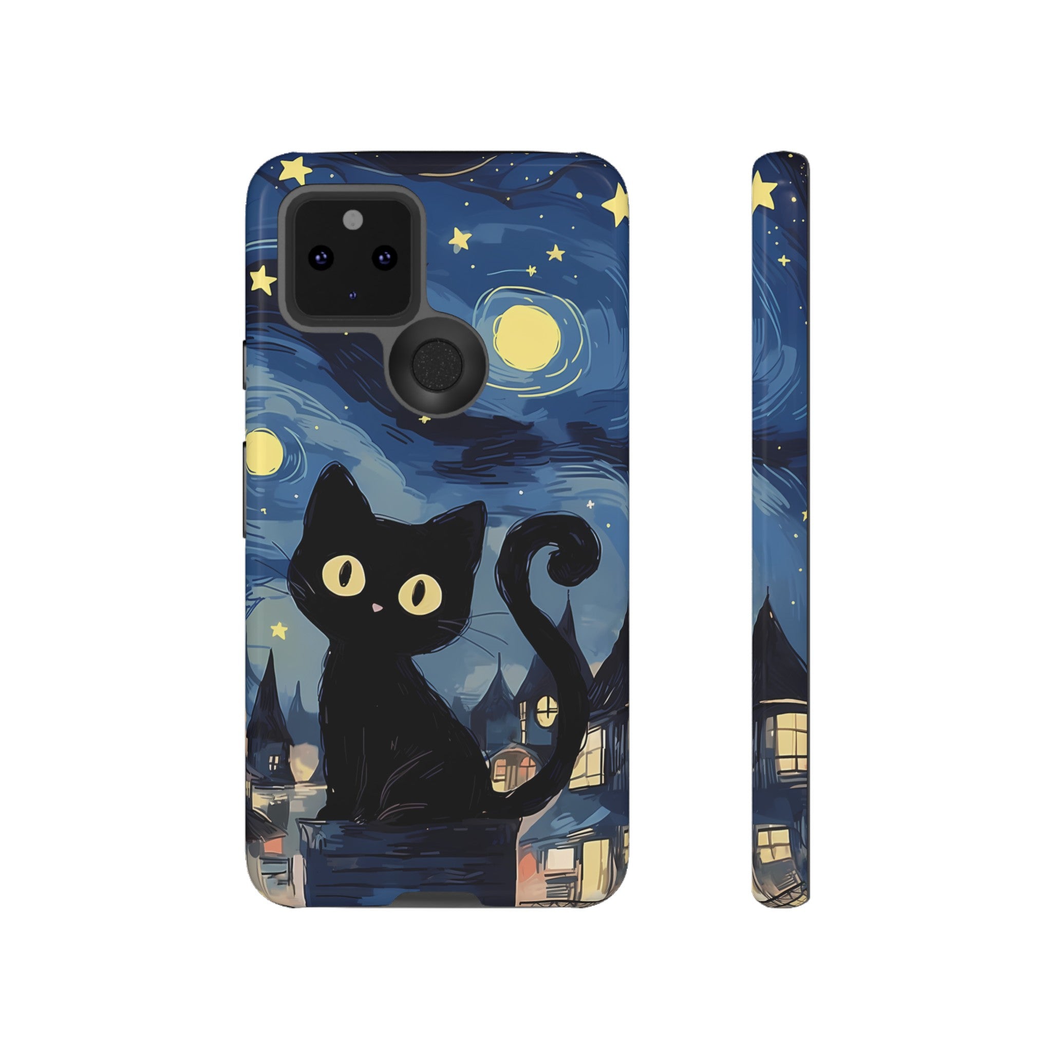 Cat Starry Night