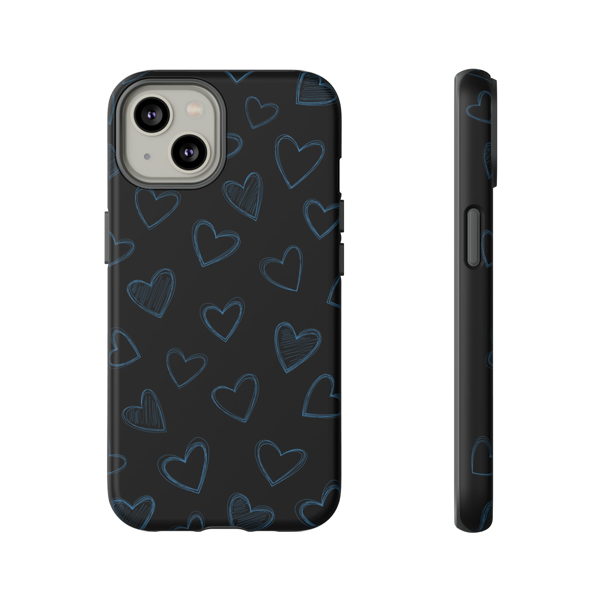 Black Hearts Phone Case