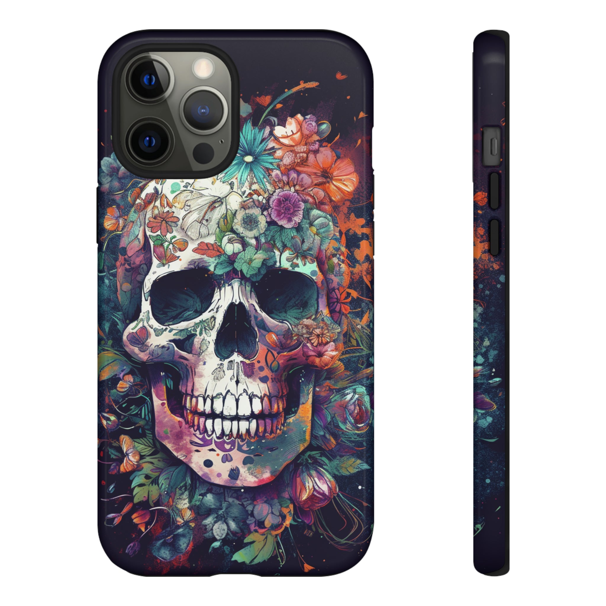 Floral Skull Phone Case