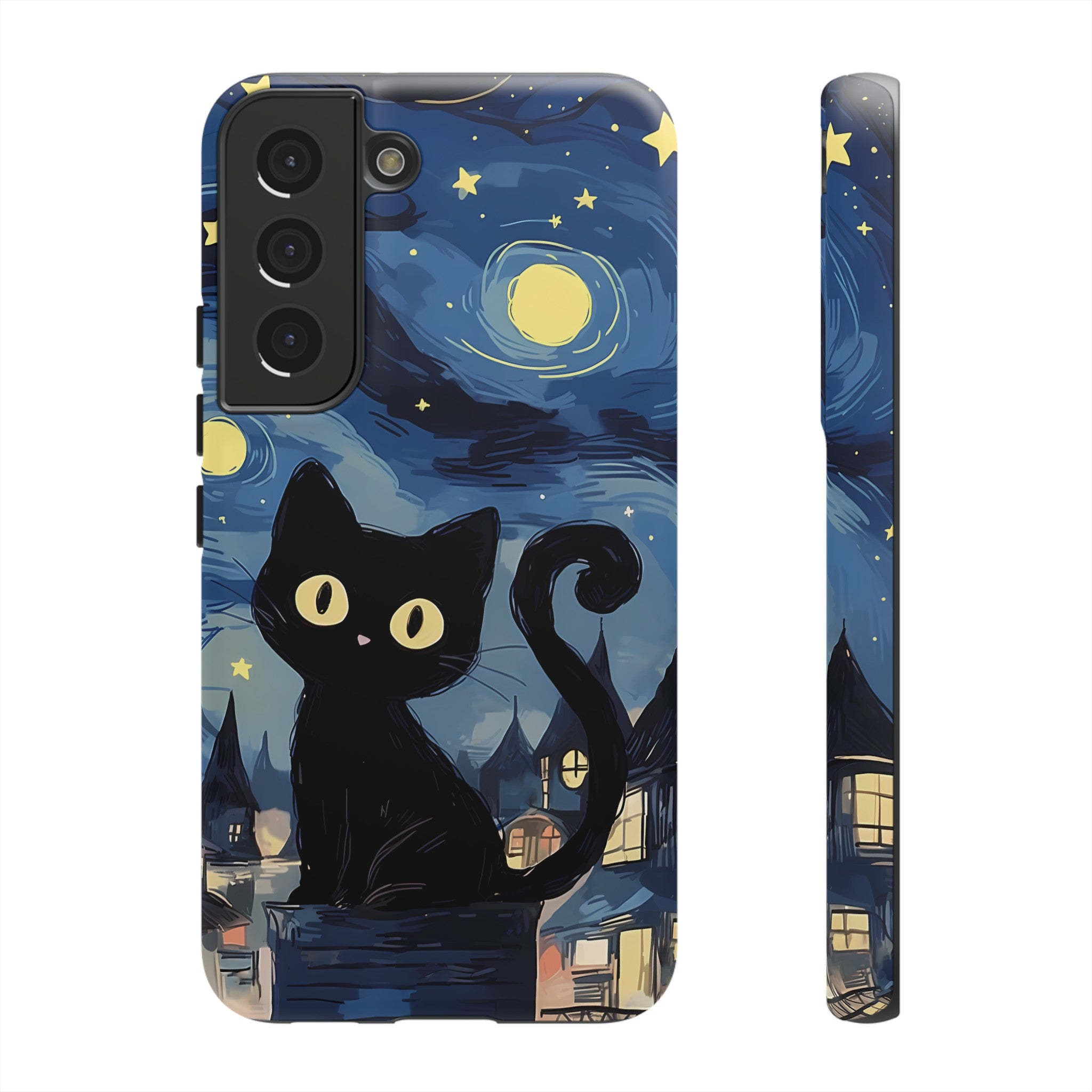 Cat Starry Night