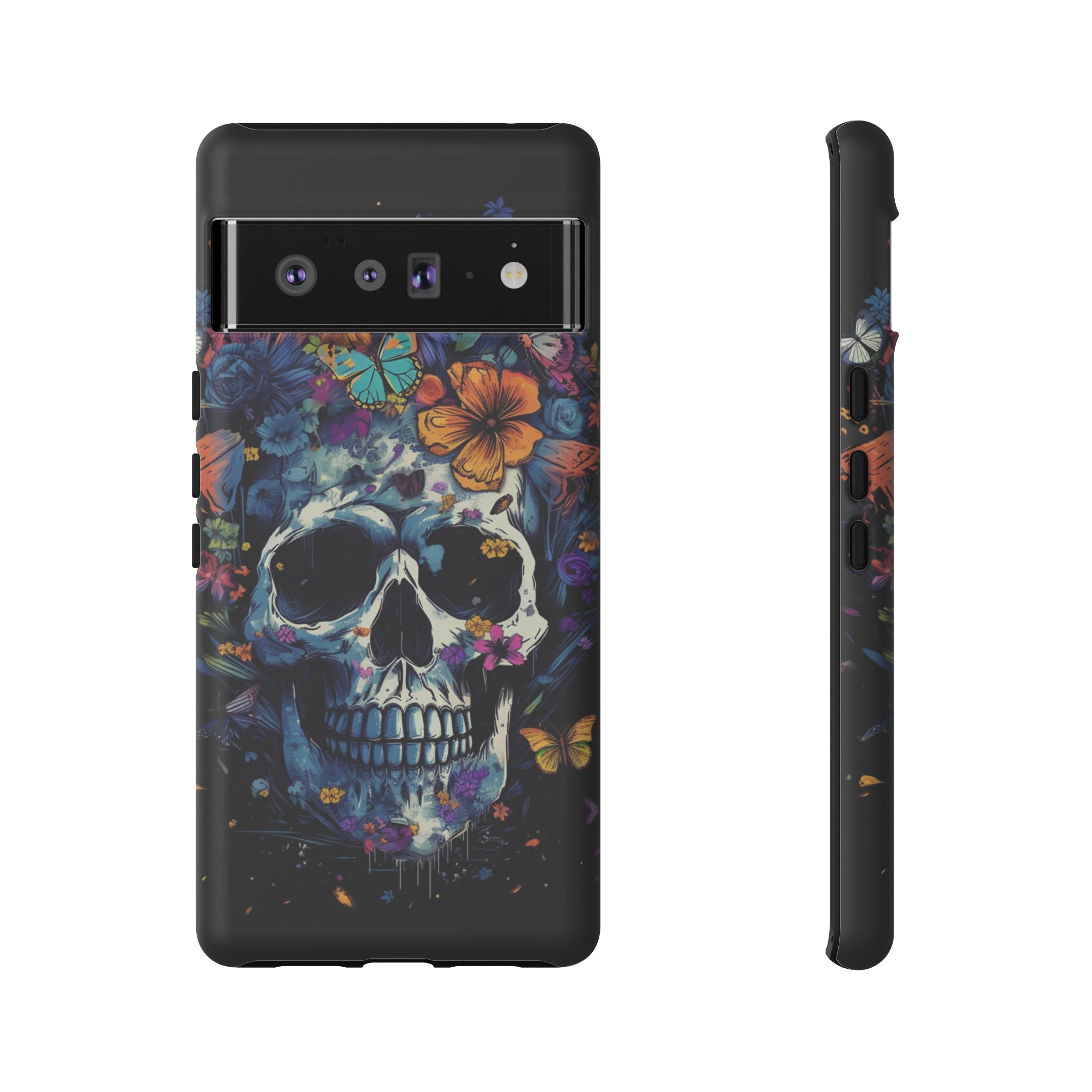 Blooming Skull Phone Case